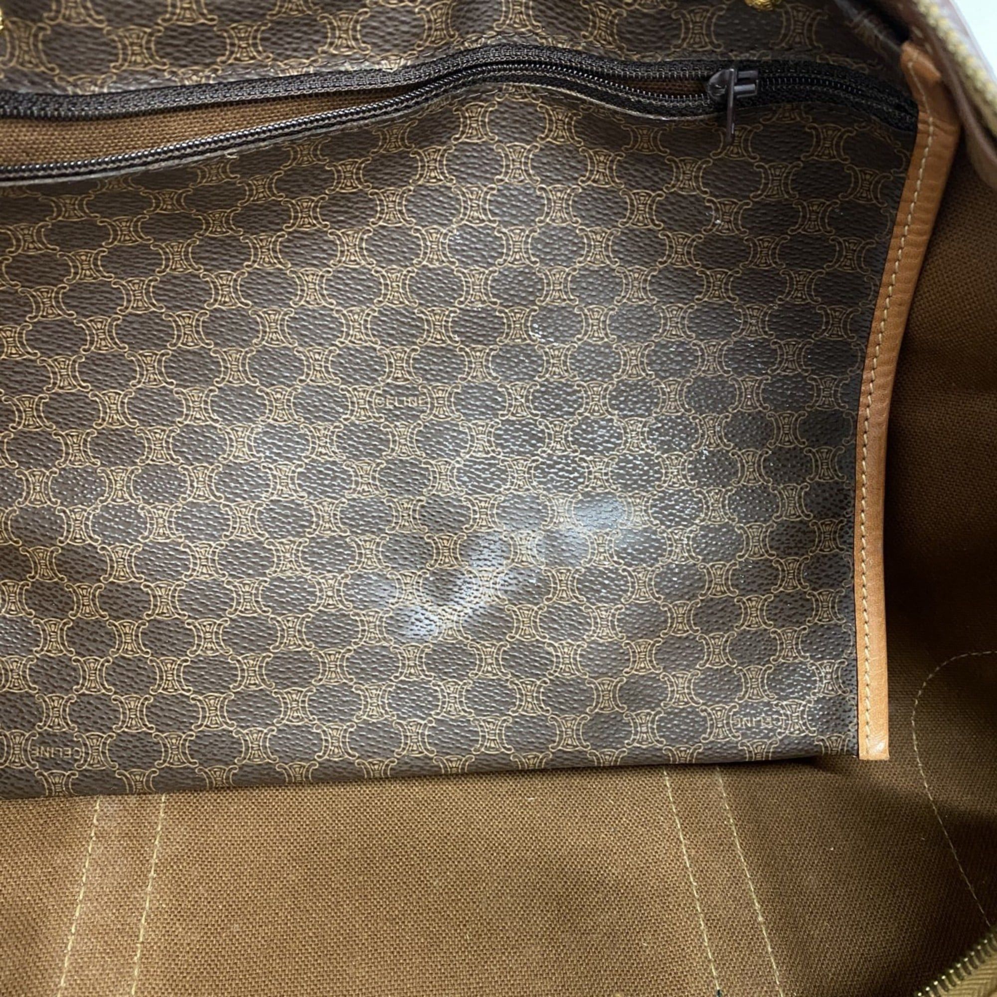 Celine Boston Bags, Macadam Brown, Men's and Women's