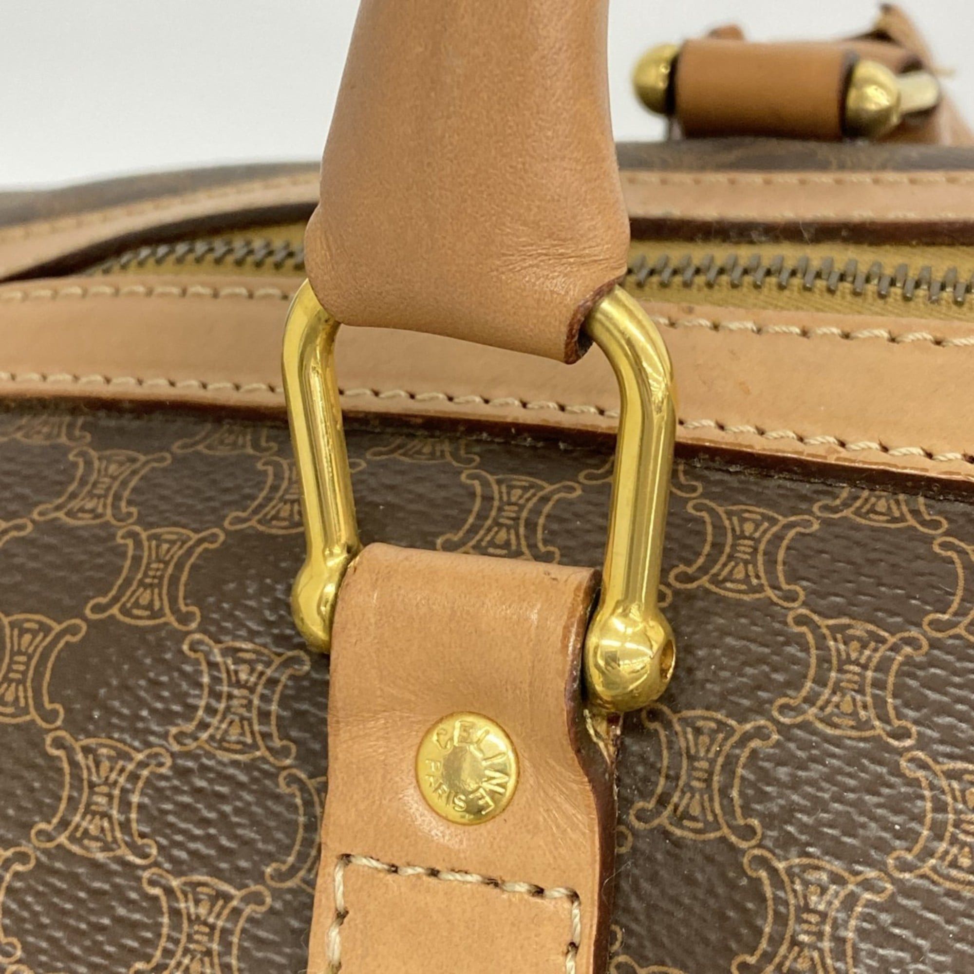Celine Boston Bags, Macadam Brown, Men's and Women's