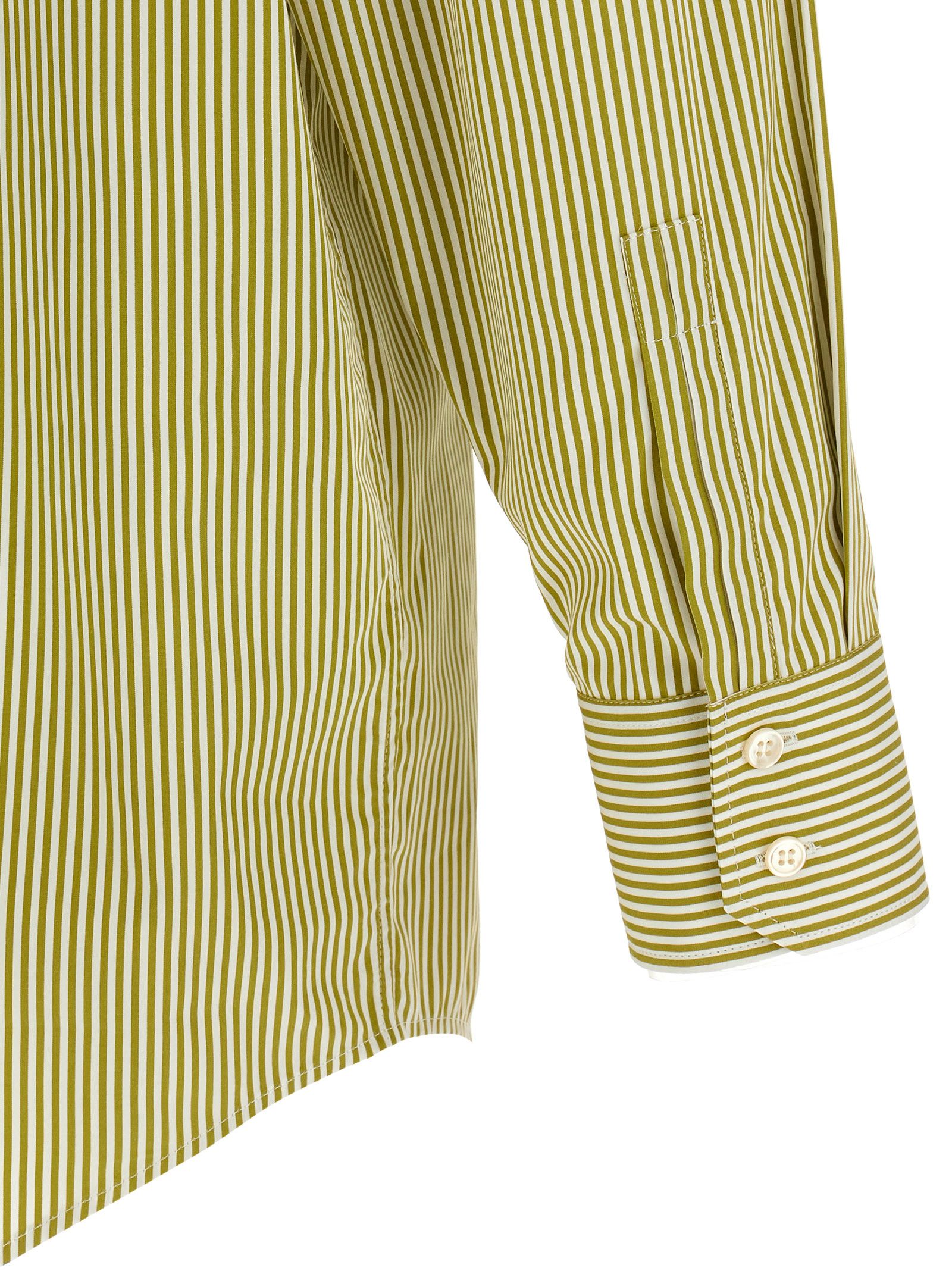 Saint Laurent Paris Striped Shirt Size S / US 4 / IT 40 - 4 Thumbnail