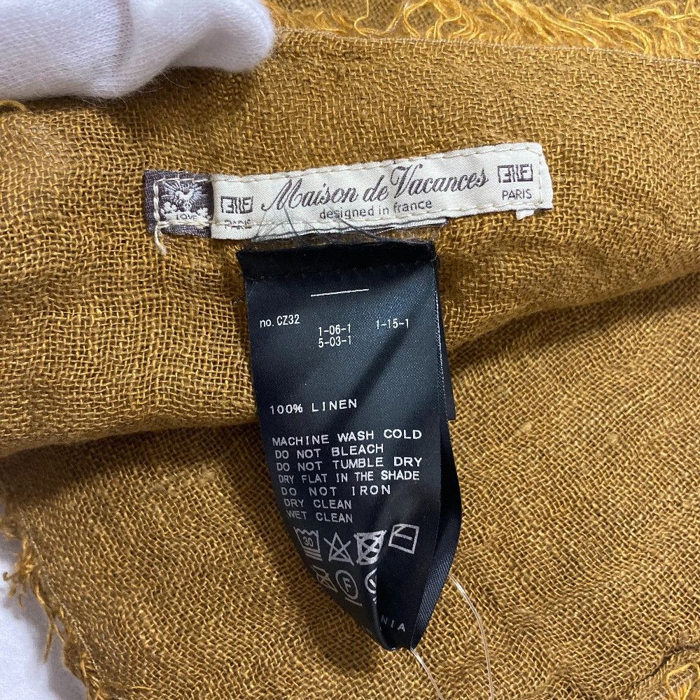 Other Other Maison de Vacances Linen Stole Textile Shawl DUTY FREE for USA Size ONE SIZE - 6 Thumbnail
