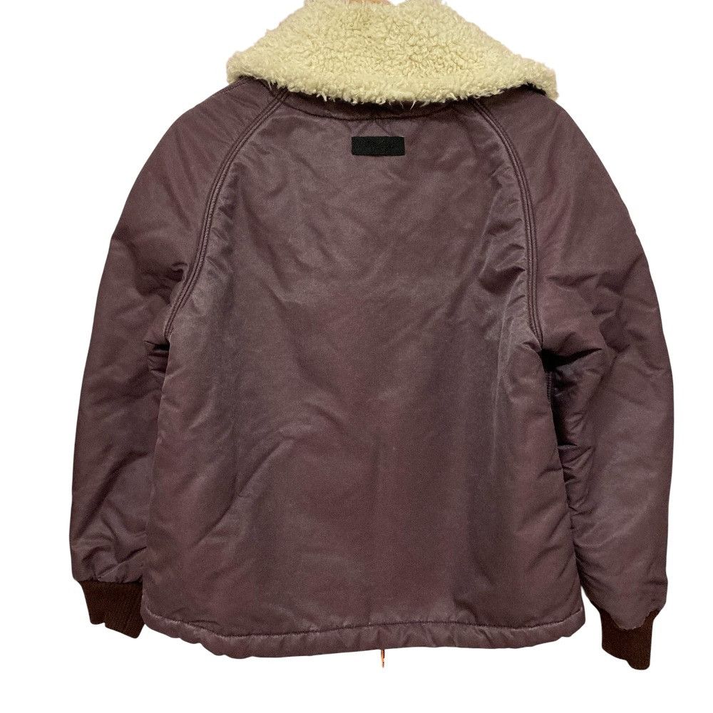 Other Other DIESEL Vintage Shearling Flight Jacket Textile Outerwear DUTY FREE for USA Size ONE SIZE - 4 Thumbnail