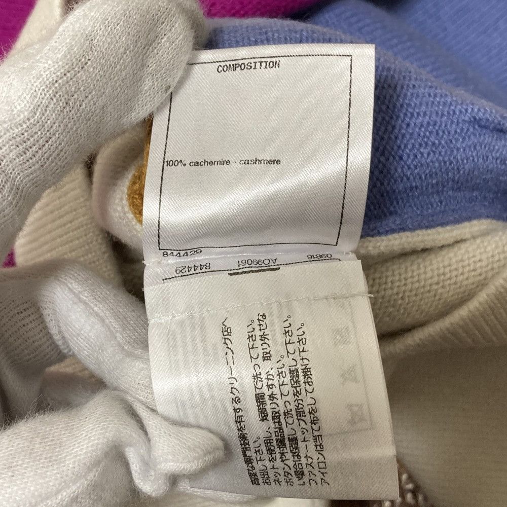 Chanel Chanel Chanel V-Neck Cashmere Cardigan Textile Tops P65607 DUTY FREE for USA Size ONE SIZE - 12 Thumbnail