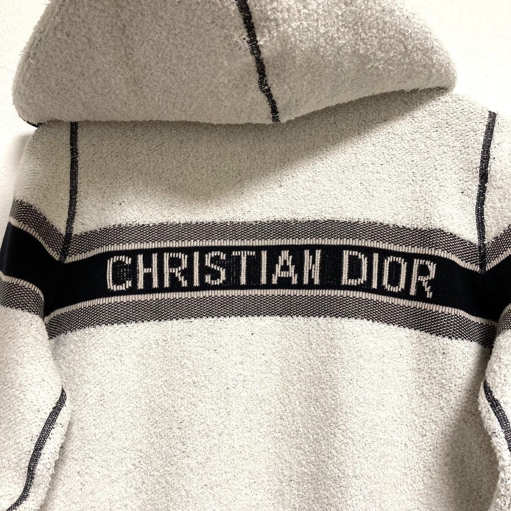 Dior Dior Christian Dior Oblique Knit Zip Hoodie Textile Sweatshirts & Hoodies DUTY FREE for USA Size ONE SIZE - 5 Thumbnail