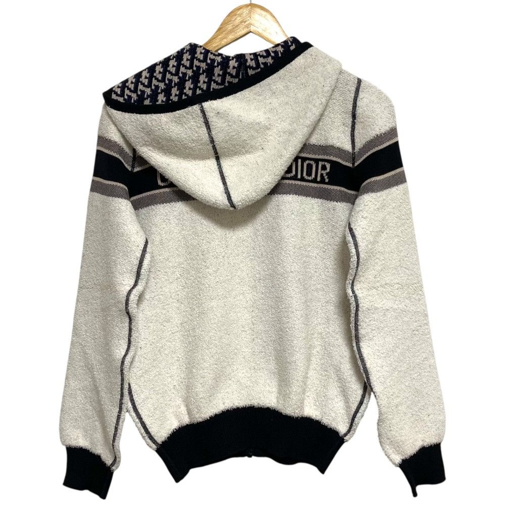 Dior Dior Christian Dior Oblique Knit Zip Hoodie Textile Sweatshirts & Hoodies DUTY FREE for USA Size ONE SIZE - 2 Thumbnail