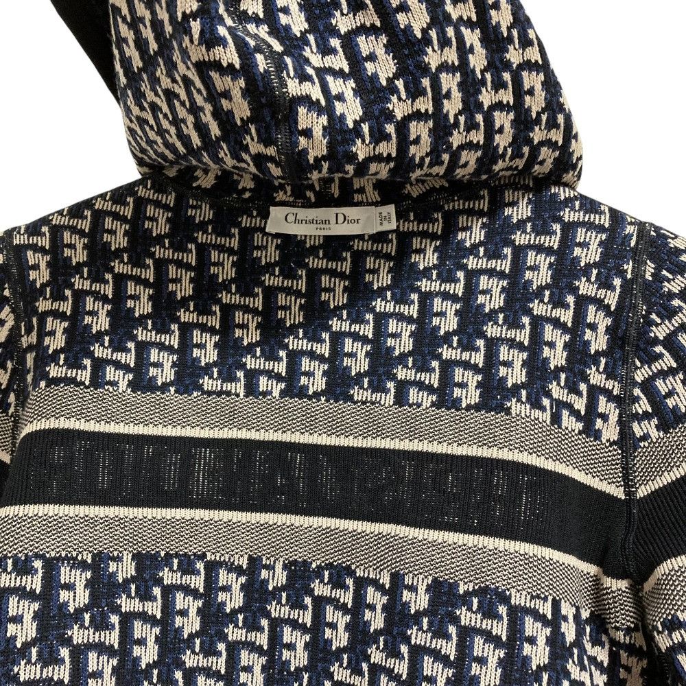 Dior Dior Christian Dior Oblique Knit Zip Hoodie Textile Sweatshirts & Hoodies DUTY FREE for USA Size ONE SIZE - 8 Thumbnail