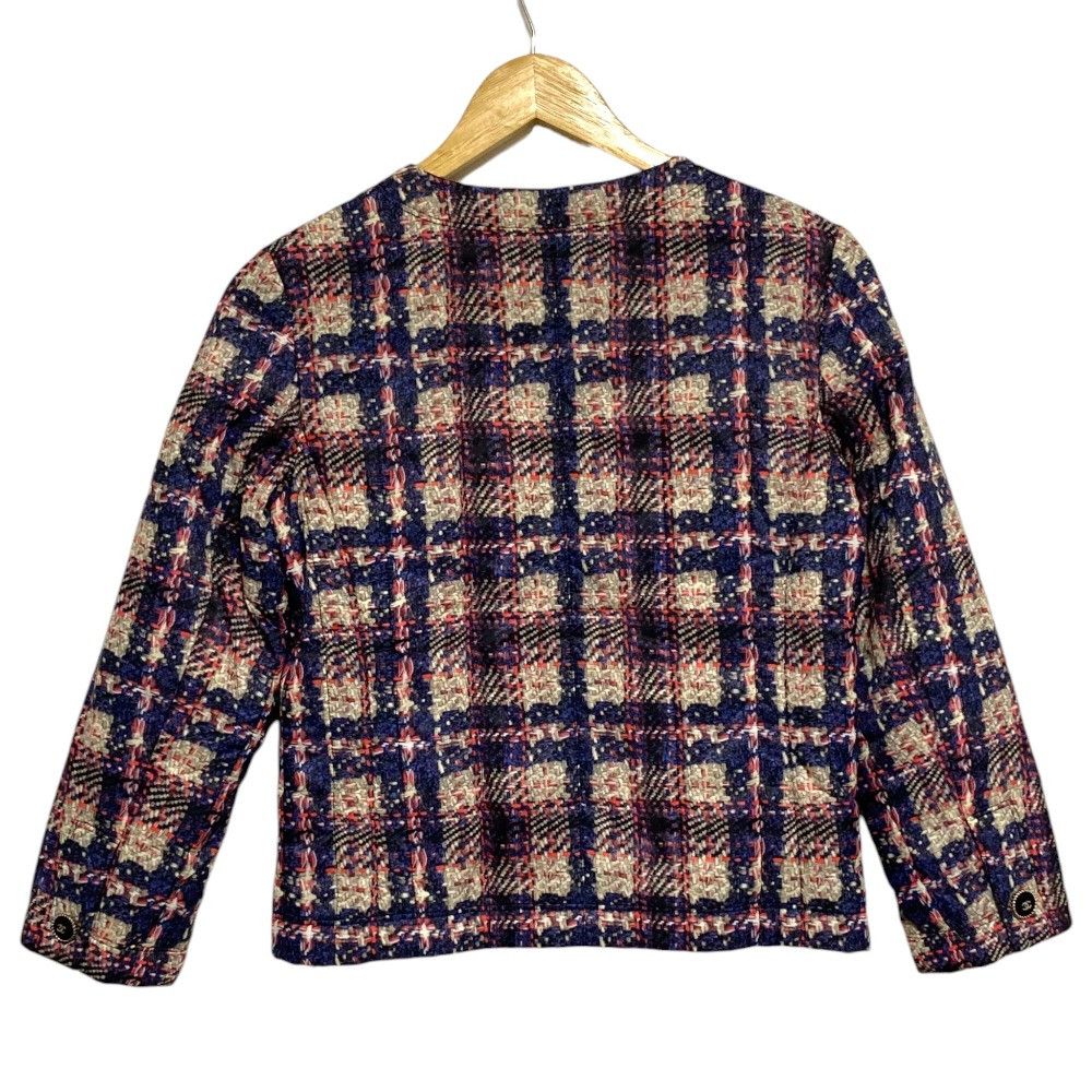 Chanel Chanel Chanel Tweed Padding Jacket Textile Outerwear P46944 DUTY FREE for USA Size ONE SIZE - 2 Thumbnail