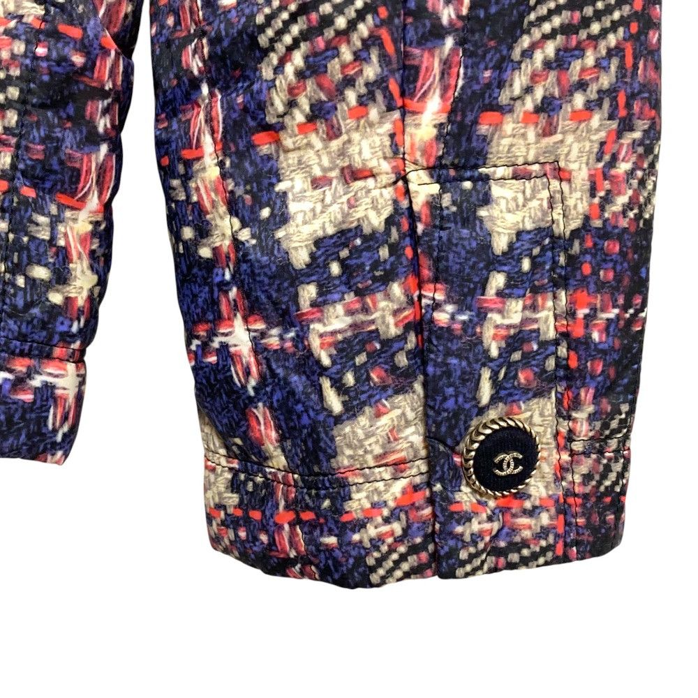 Chanel Chanel Chanel Tweed Padding Jacket Textile Outerwear P46944 DUTY FREE for USA Size ONE SIZE - 7 Thumbnail