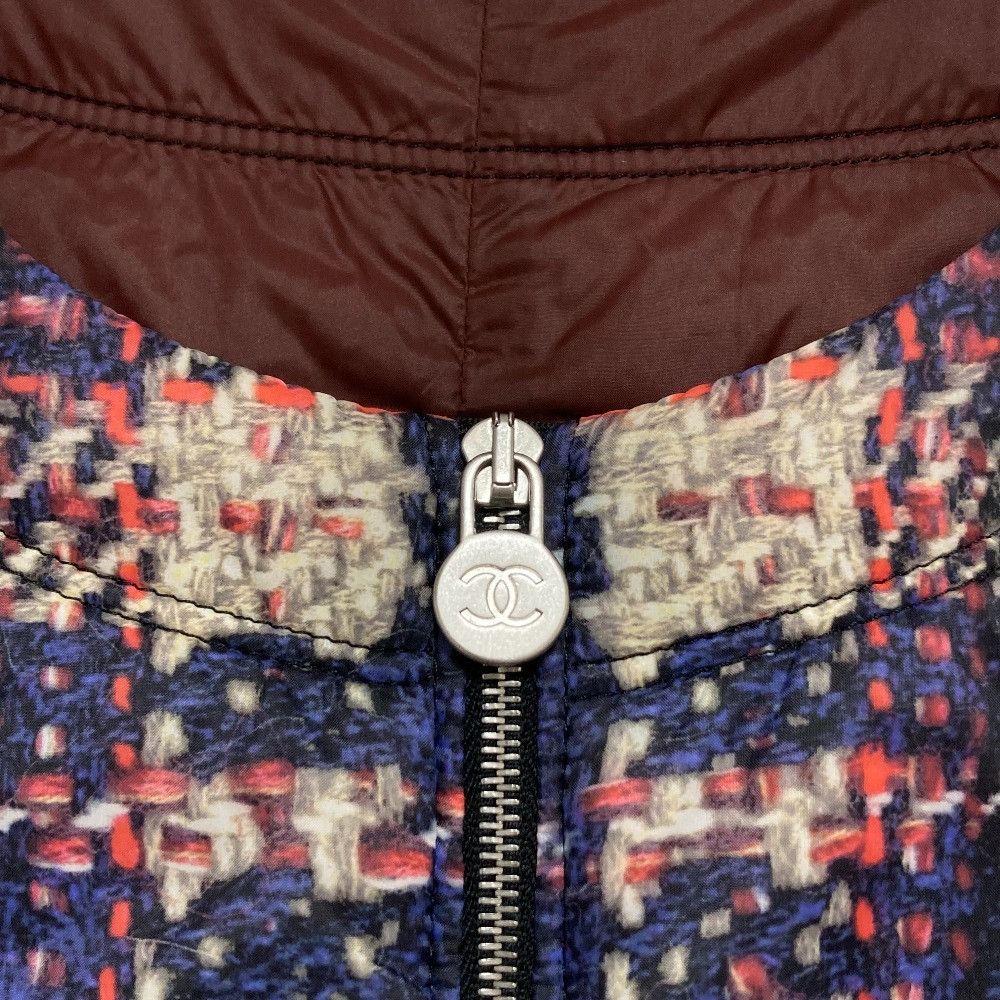Chanel Chanel Chanel Tweed Padding Jacket Textile Outerwear P46944 DUTY FREE for USA Size ONE SIZE - 6 Thumbnail
