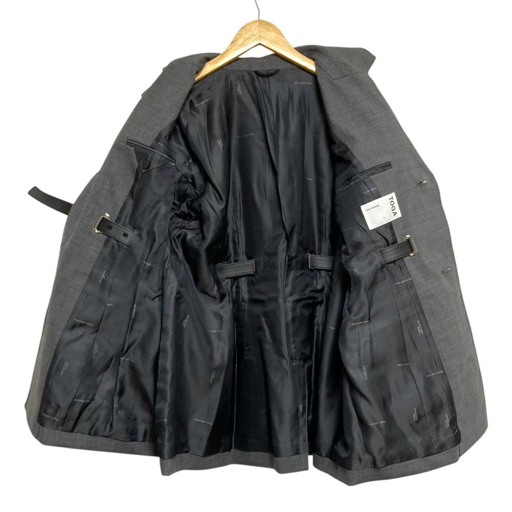 Other Other TOGA ARCHIVES WOOL TROPICAL Bonding Jacket Textile Outerwear TA252-FD015 DUTY FREE for USA Size ONE SIZE - 3 Thumbnail