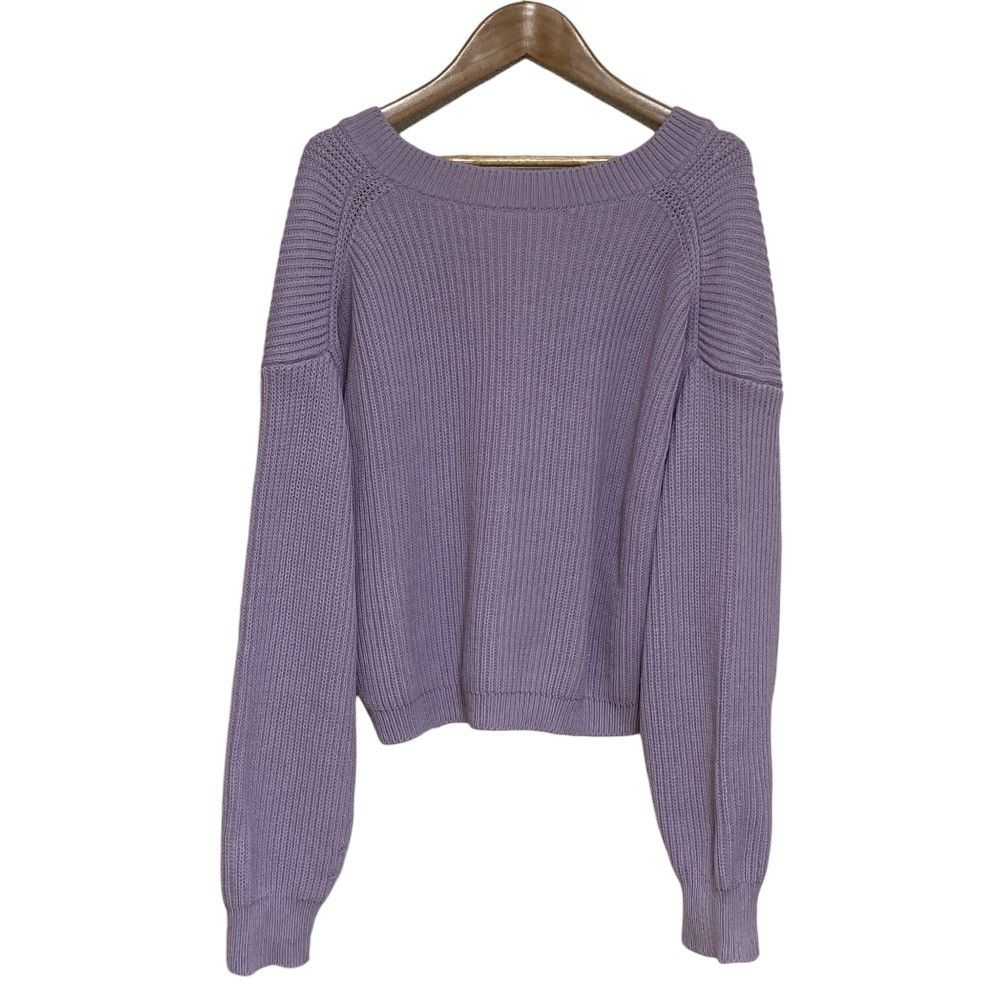 Other Other EVERYDAY I LIKE Design Sleeve Knit Pullover Textile Tops DUTY FREE for USA Size ONE SIZE - 2 Thumbnail