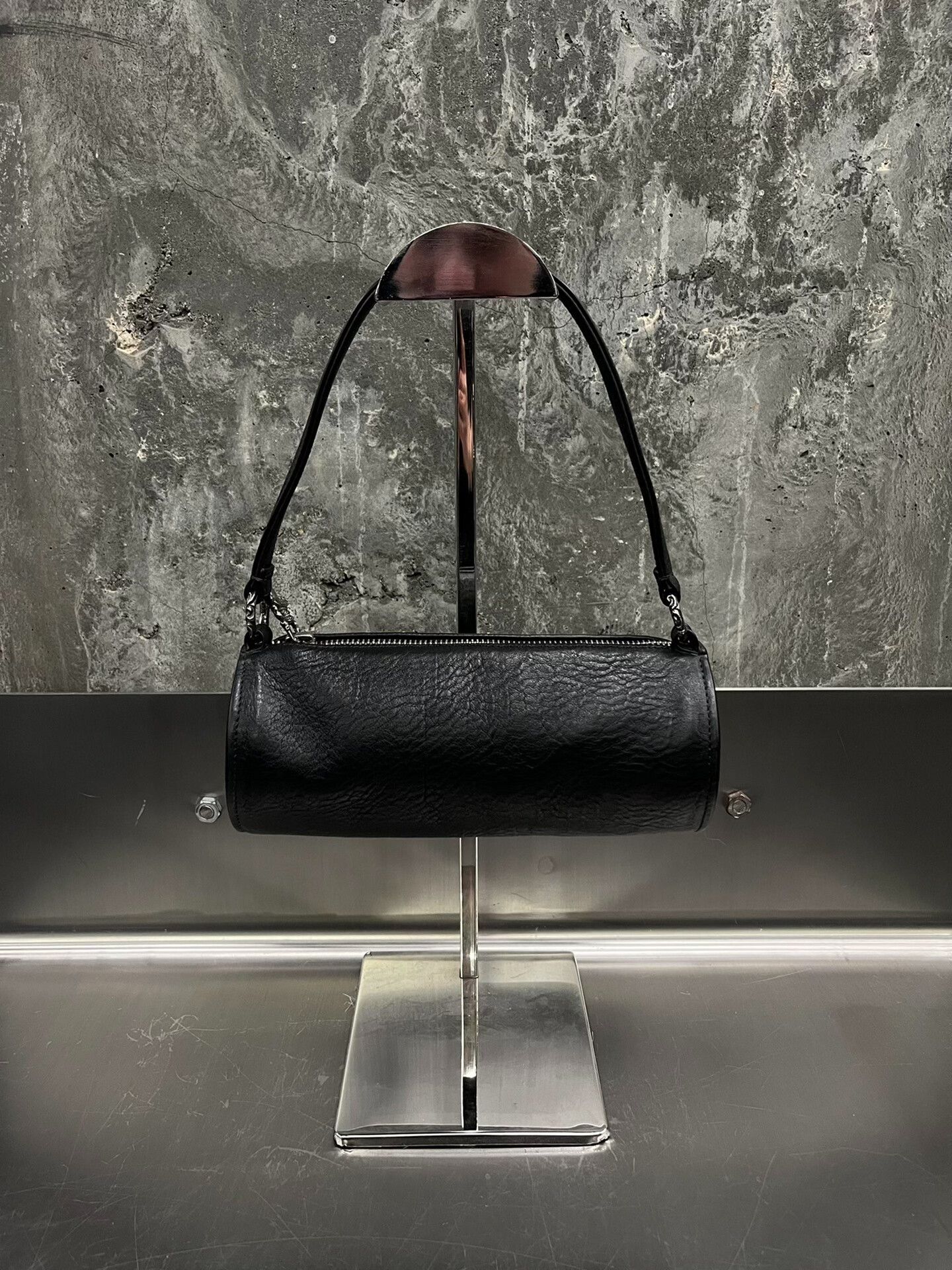 Chrome Hearts Chrome Hearts Black Cross Silver Scroll Shoulder Bag Size ONE SIZE - 2 Thumbnail