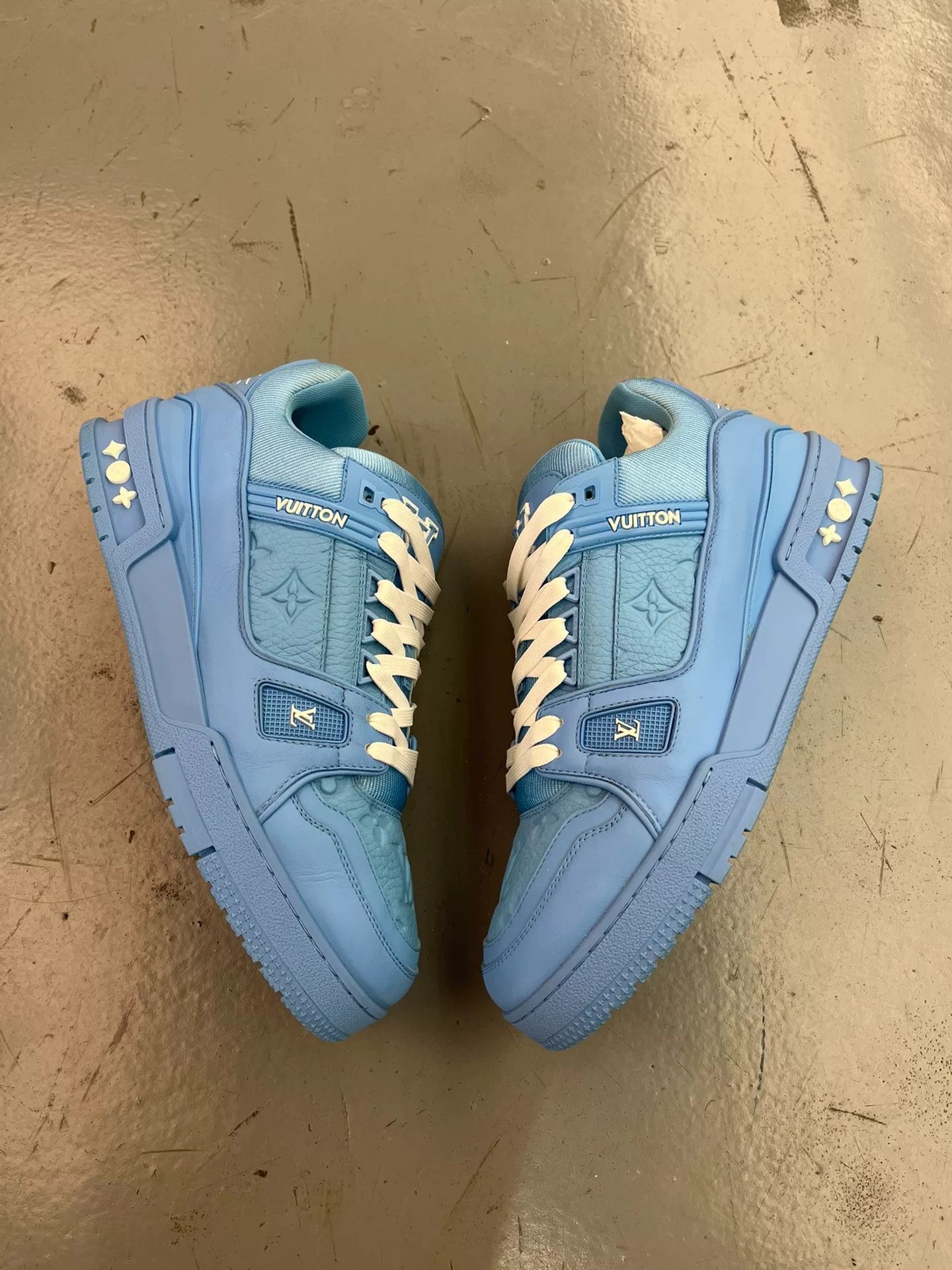Louis Vuitton LV Trainer Blue Art Gallery Limited Size US 9 / EU 42 - 2 Thumbnail