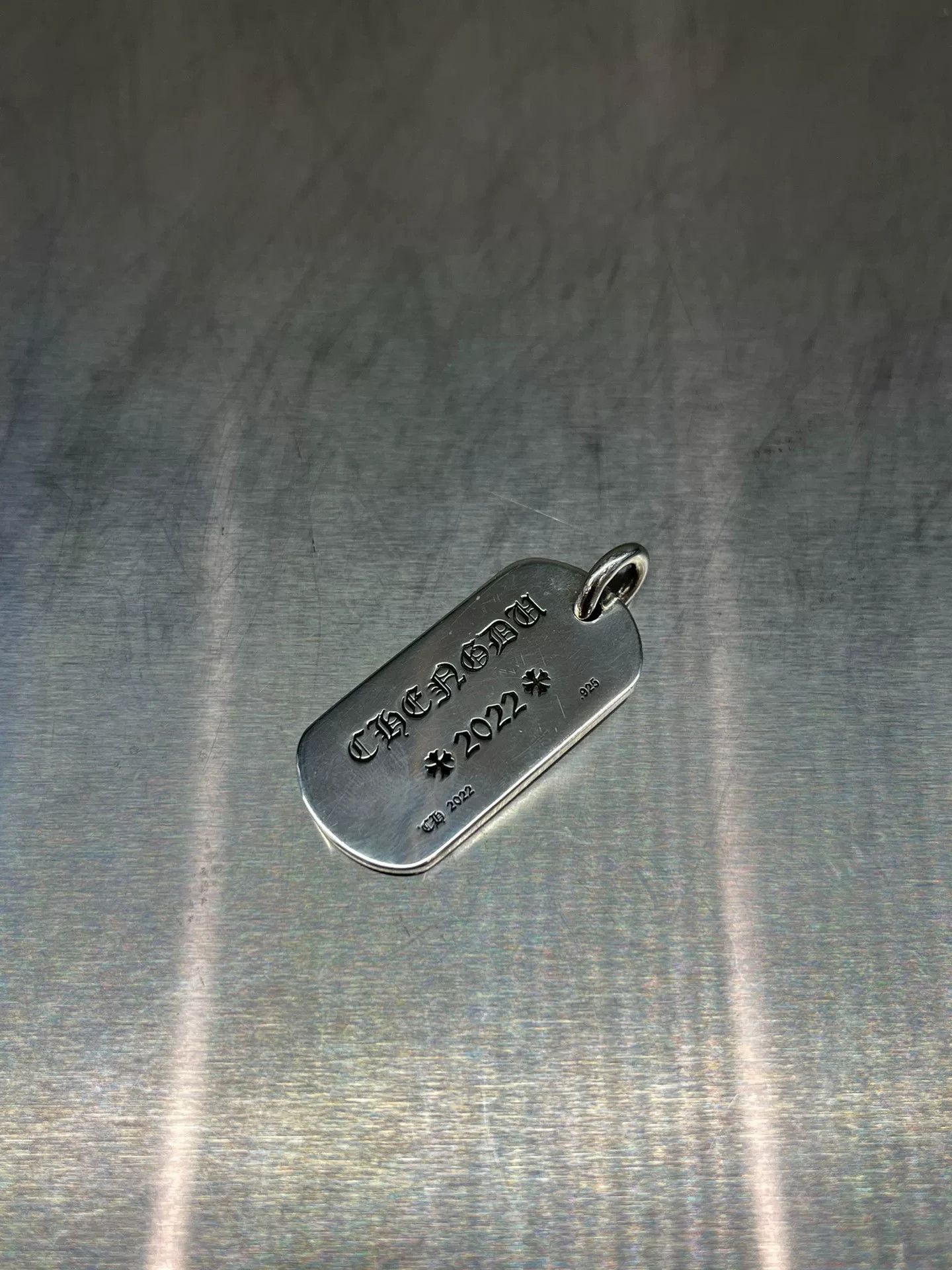 Chrome Hearts Chrome Hearts 925 Silver Chengdu Limited Dog Tag Pendant Size ONE SIZE - 2 Thumbnail