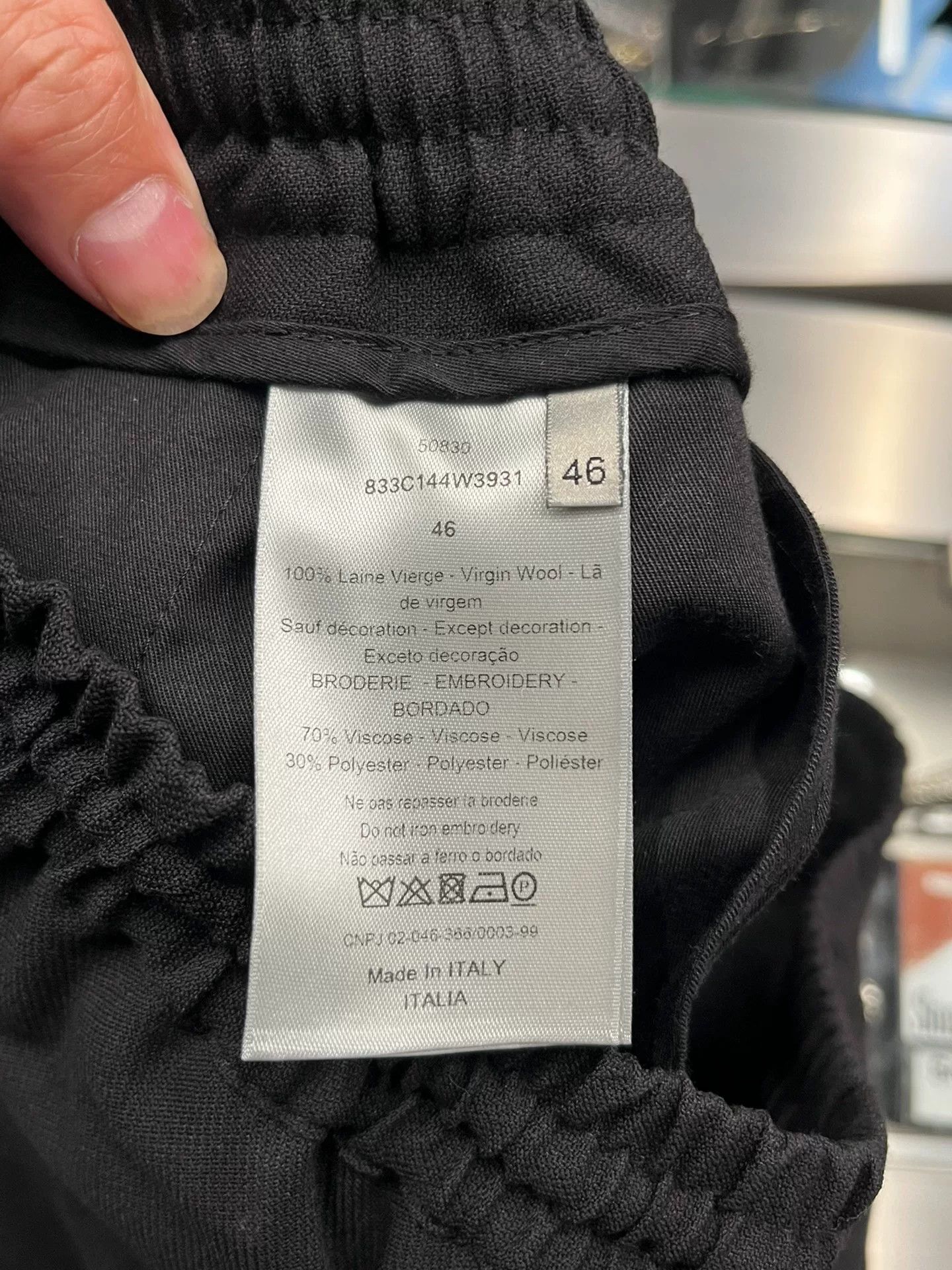 Dior Dior Homme Black Casual Sports Pants Size US 30 / EU 46 - 6 Thumbnail