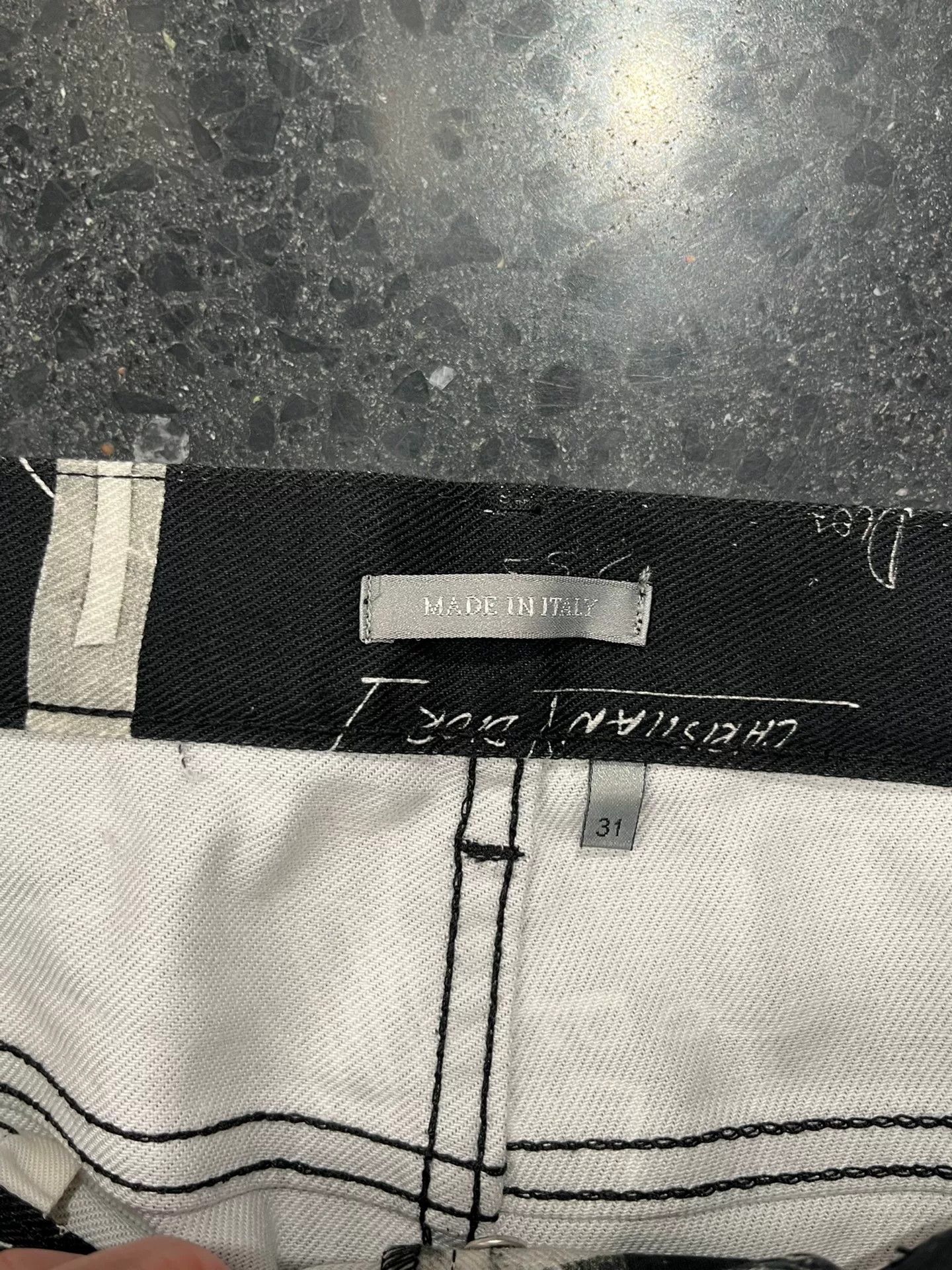 Dior Dior Men's Runway Newspaper Jeans Size US 31 - 4 Thumbnail