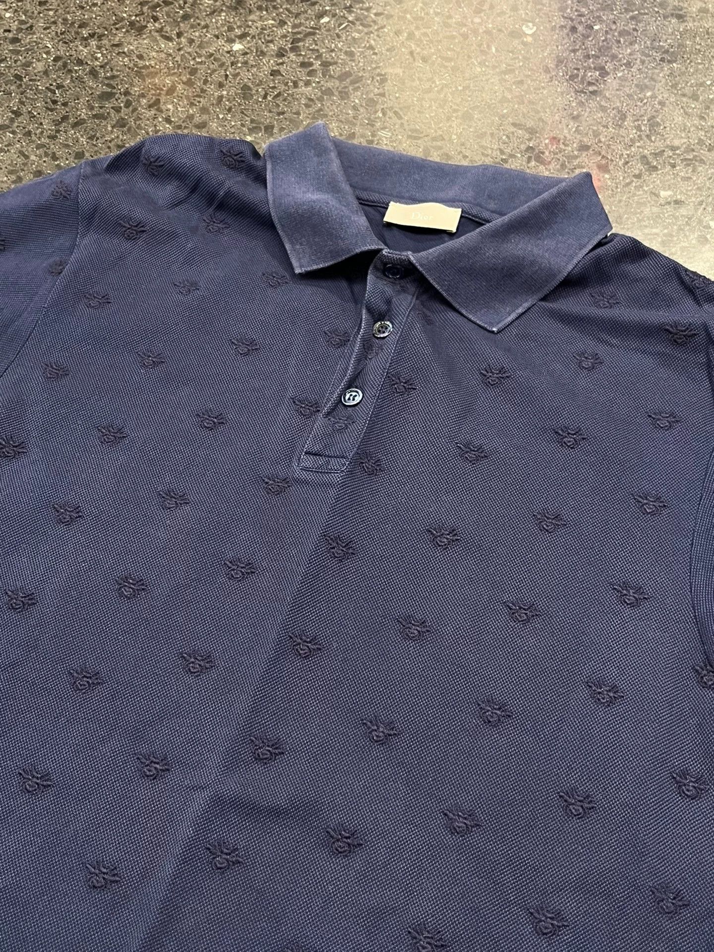 Dior Dior Men's Bee Polo Shirt Size US M / EU 48-50 / 2 - 3 Thumbnail