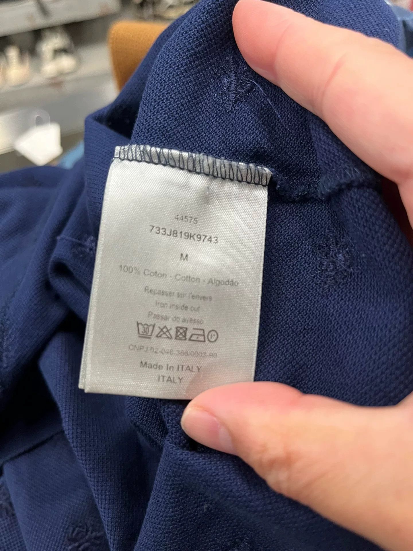Dior Dior Men's Bee Polo Shirt Size US M / EU 48-50 / 2 - 5 Thumbnail