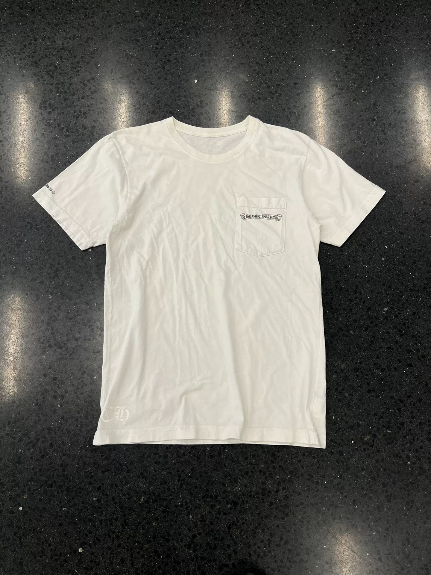 Chrome Hearts Chrome Hearts White Pocket Short Sleeve Size US M / EU 48-50 / 2 - 2 Thumbnail