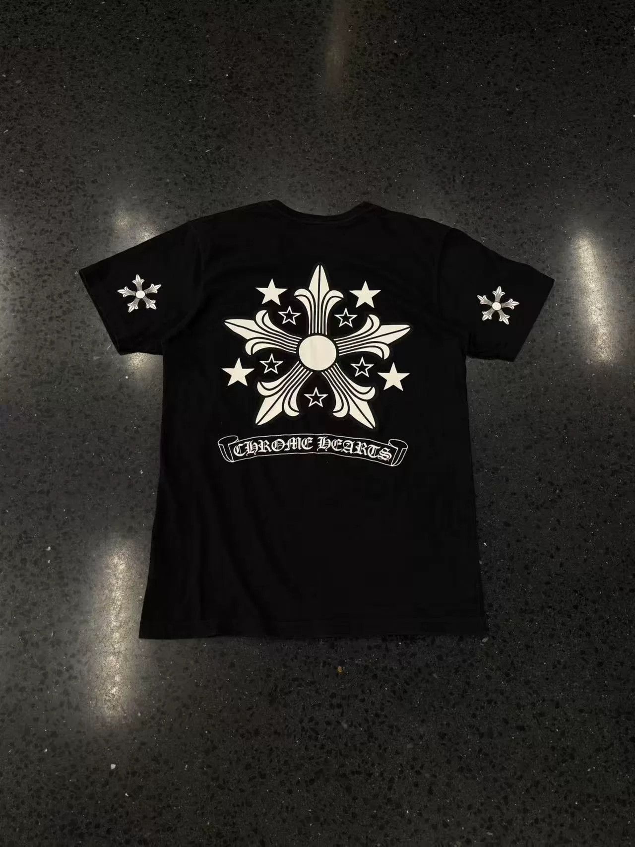 Chrome Hearts Chrome Hearts Black Pocket Short Sleeve M Size US M / EU 48-50 / 2 - 2 Thumbnail