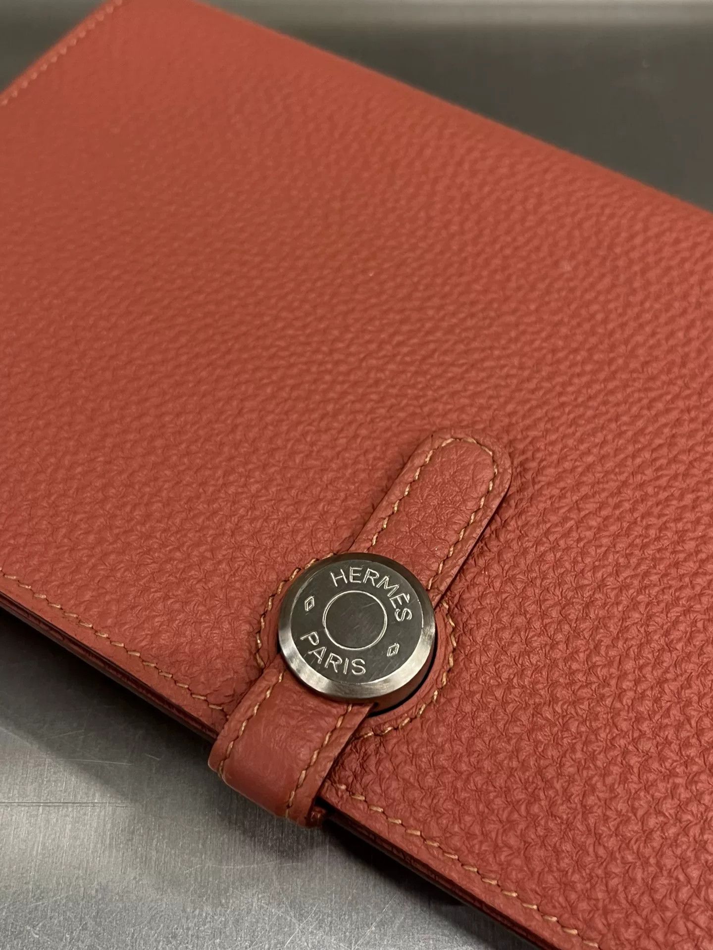 Hermes Hermès Orange Women's Wallet Size ONE SIZE - 2 Thumbnail