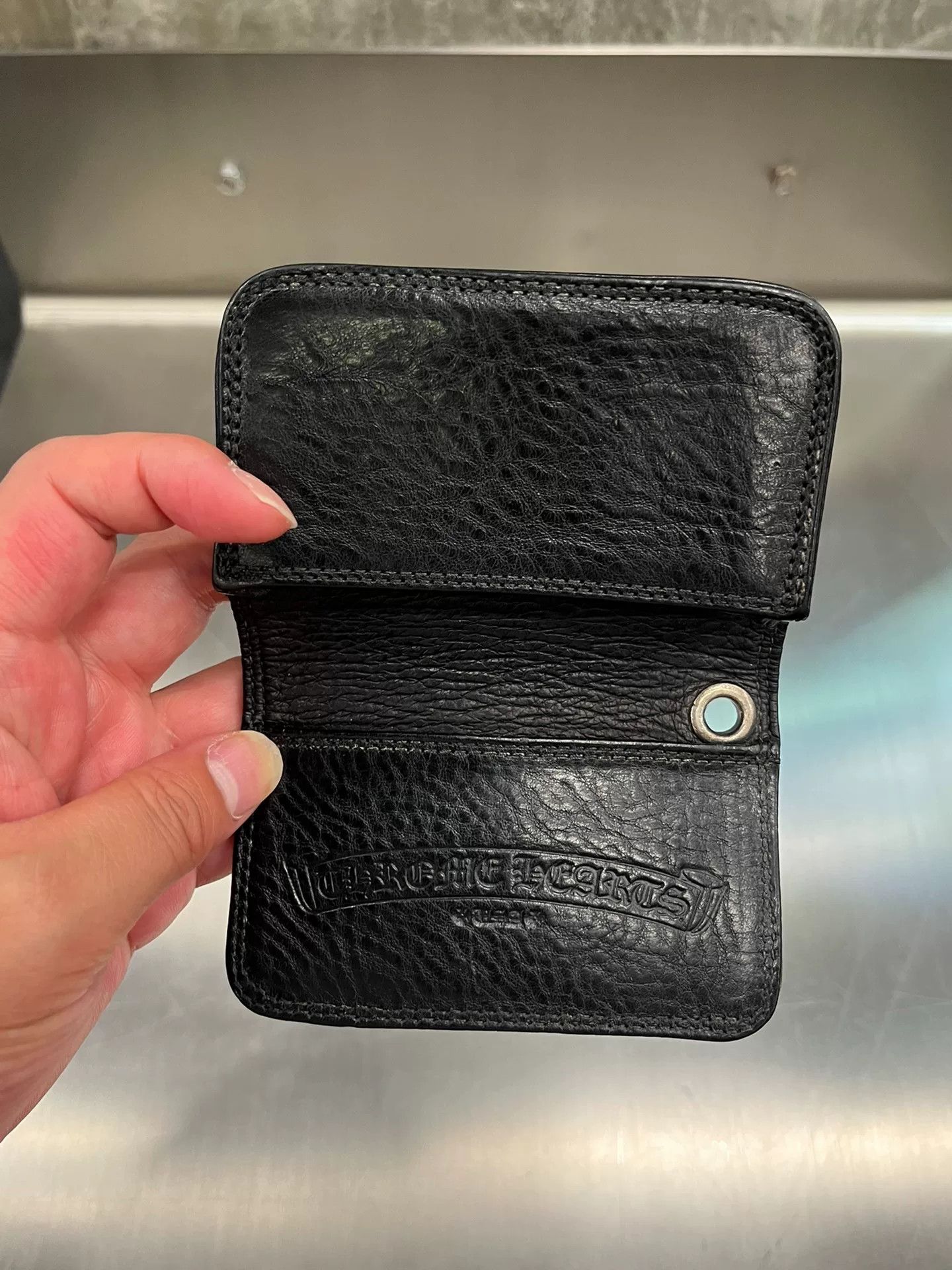 Chrome Hearts Chrome Hearts Black Scroll Silver Cardholder Size ONE SIZE - 4 Thumbnail
