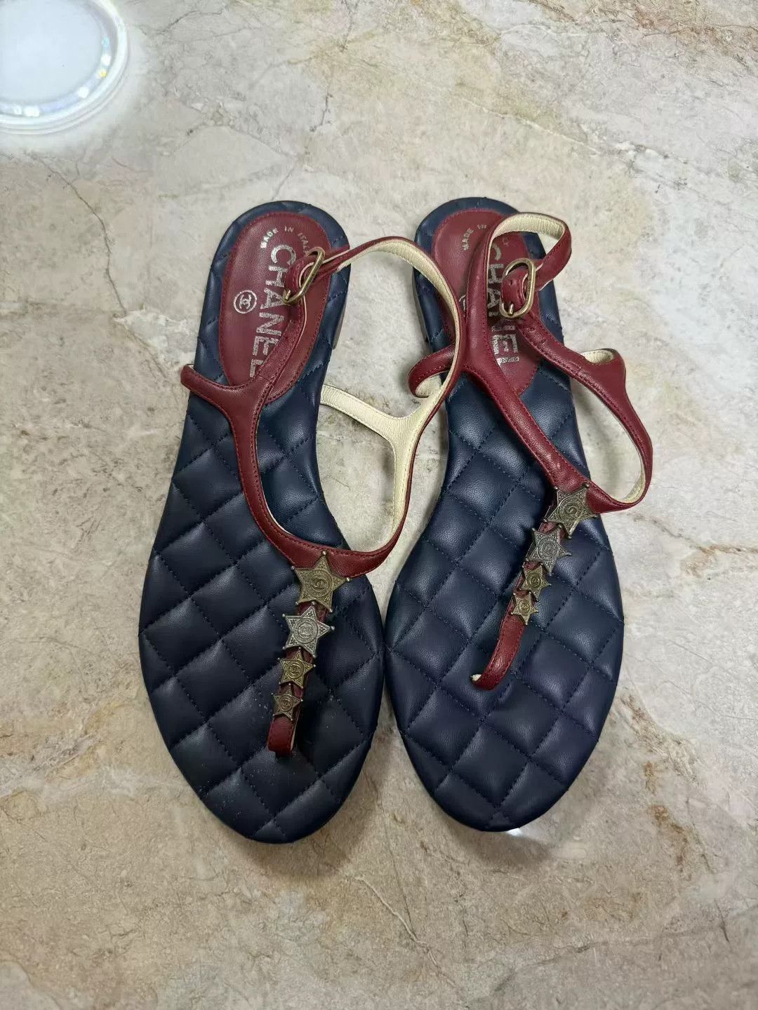 Chanel Chanel Women's Star Sandals Size US 7 / IT 37 - 2 Thumbnail