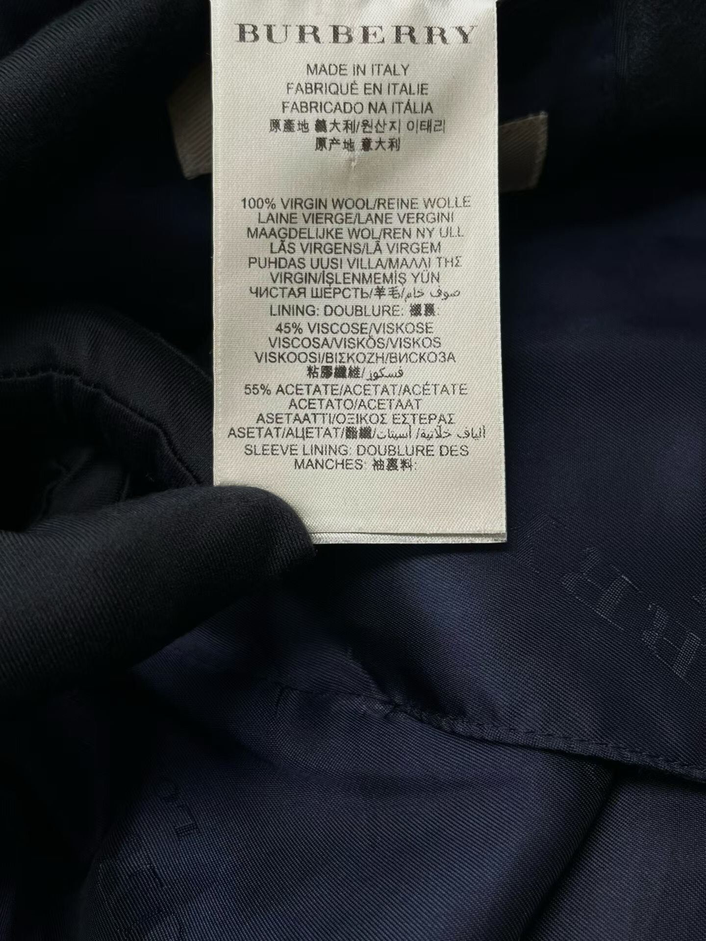 Burberry Burberry Multi-pocket Logo Wool Blazer Size US M / EU 48-50 / 2 - 5 Thumbnail