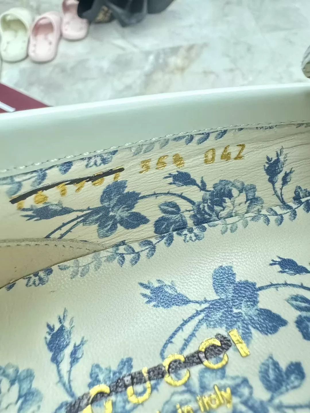 Gucci Gucci White Leather Platform Horsebit Loafer Size US 4.5 / IT 34.5 - 4 Thumbnail