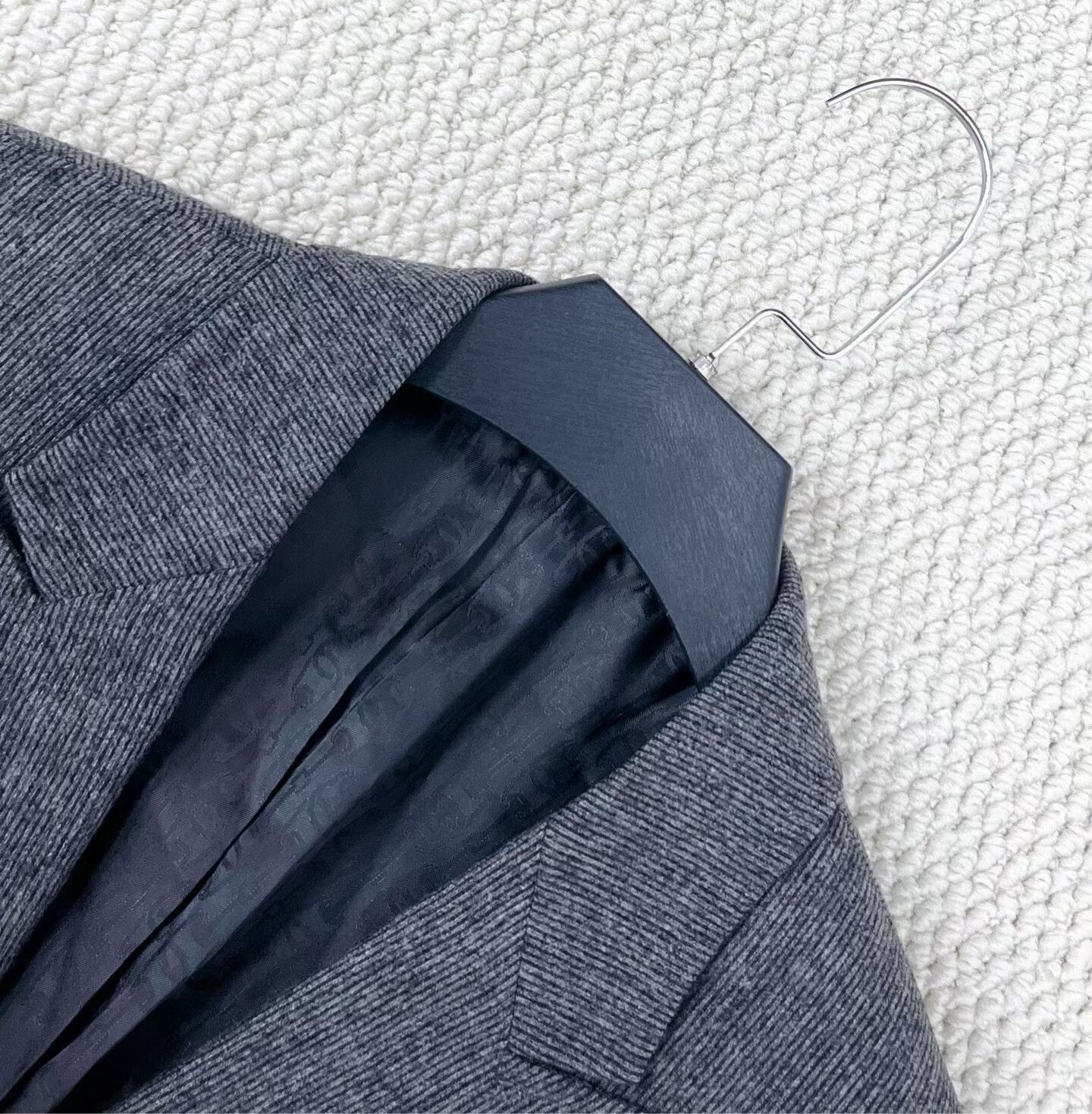 Gucci Gucci Gray Logo Print Suit Jacket Size US M / EU 48-50 / 2 - 6 Thumbnail