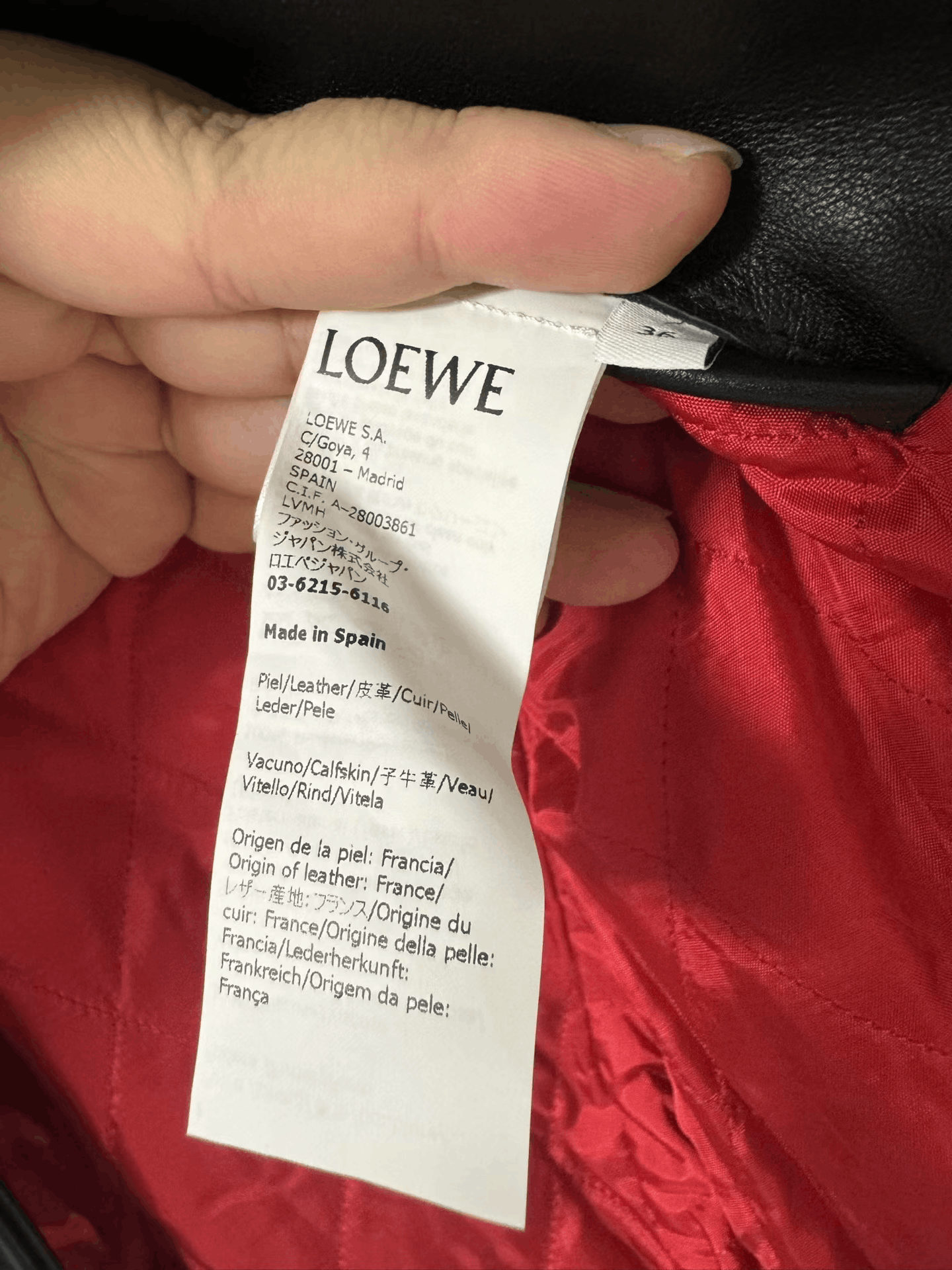 Loewe Loewe Women's Leather Jacket Size XS / US 0-2 / IT 36-38 - 4 Thumbnail