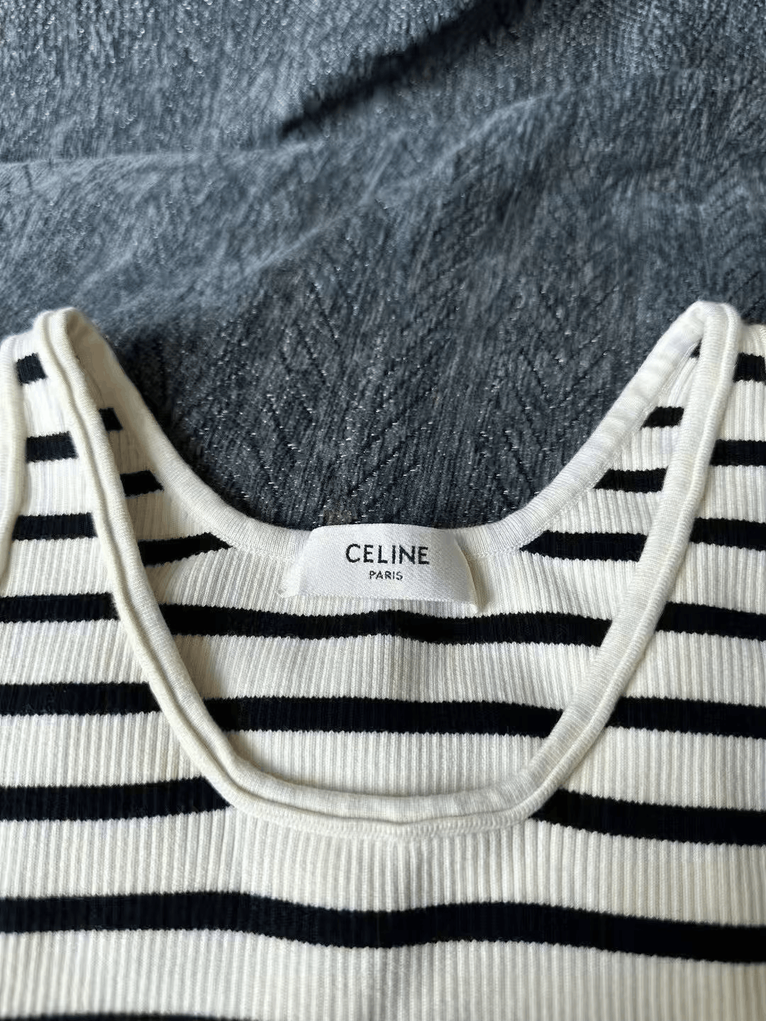 Celine Celine Striped Knit Vest Size M / US 6-8 / IT 42-44 - 3 Thumbnail