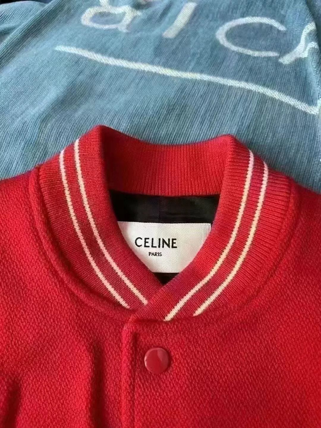 Celine Celine Gold Letter Baseball Jacket Size XS / US 0-2 / IT 36-38 - 2 Thumbnail