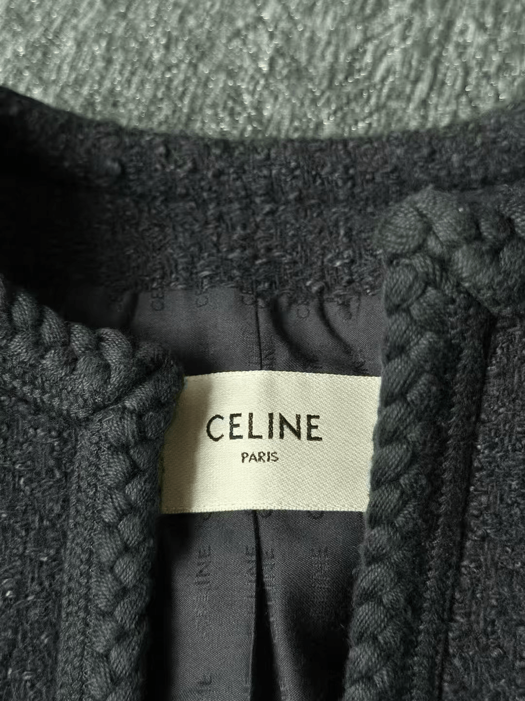 Celine Celine Tweed Coat Size XXS / US 00 / IT 34 - 4 Thumbnail