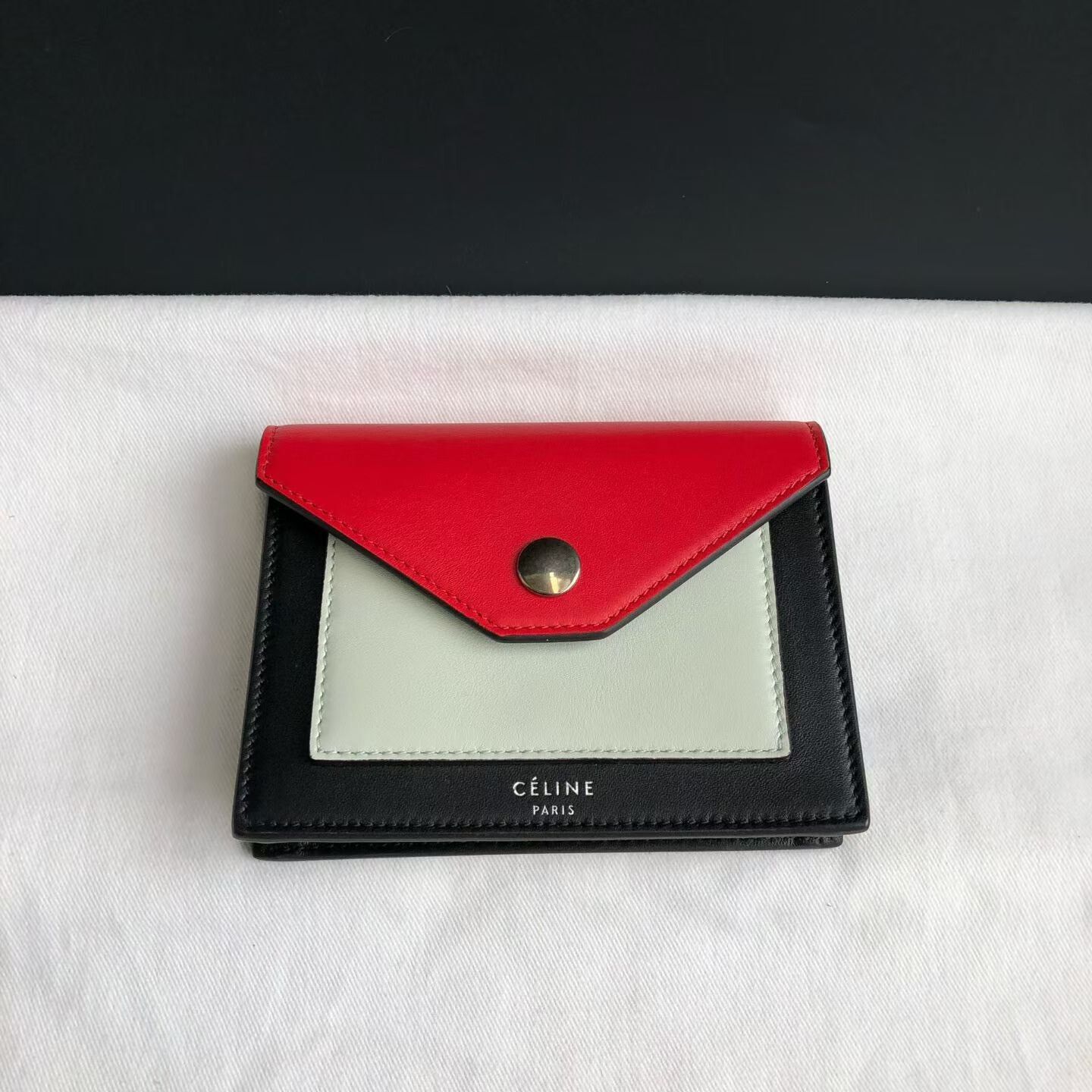 Celine CELINE Classic Colorblock Folding Card Case Size ONE SIZE - 2 Thumbnail