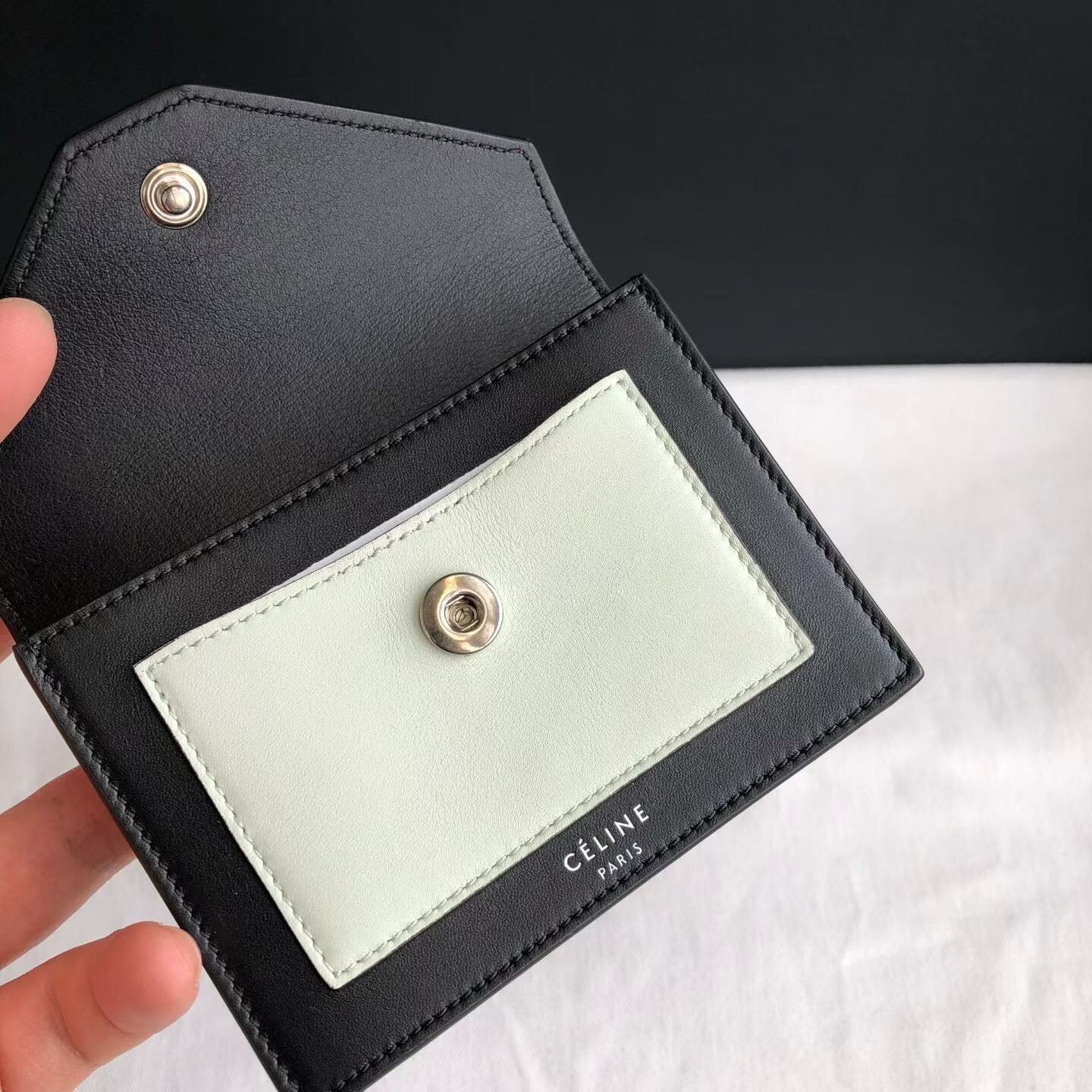 Celine CELINE Classic Colorblock Folding Card Case Size ONE SIZE - 7 Thumbnail