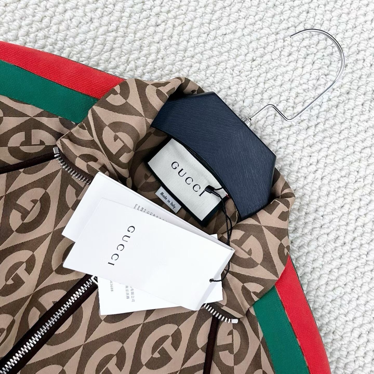 Gucci Gucci Diamond G Stripe Zip Jacket Size US M / EU 48-50 / 2 - 3 Thumbnail