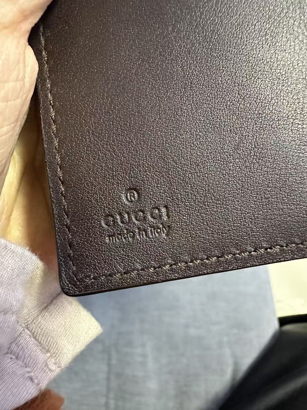 Gucci GUCCI Crocodile Leather Long Wallet Size ONE SIZE - 5 Thumbnail