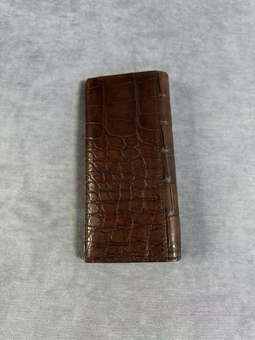 Gucci GUCCI Crocodile Leather Long Wallet Size ONE SIZE - 3 Thumbnail