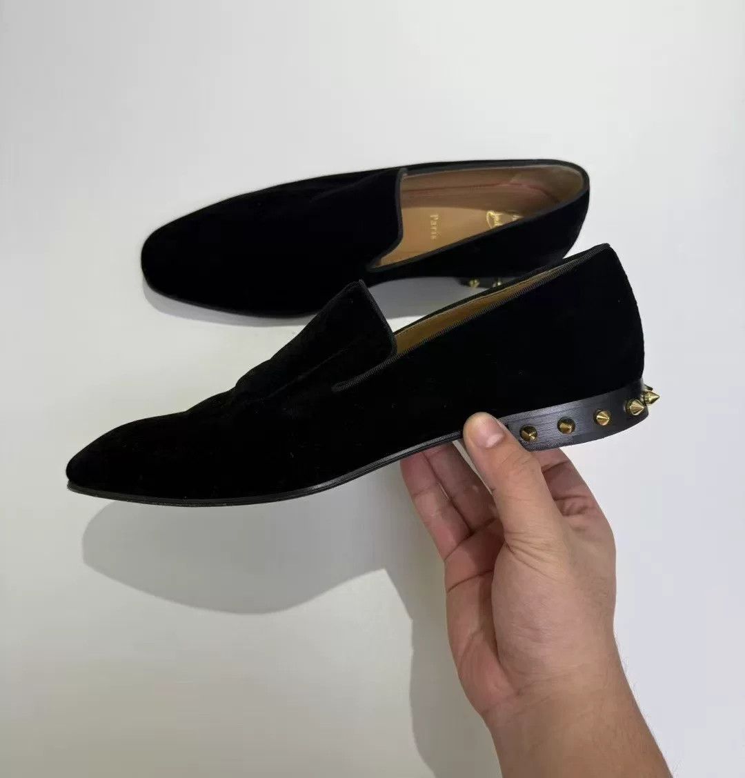 Christian Louboutin Christian Louboutin Suede Rivet Loafers Size US 9 / EU 42 - 4 Thumbnail