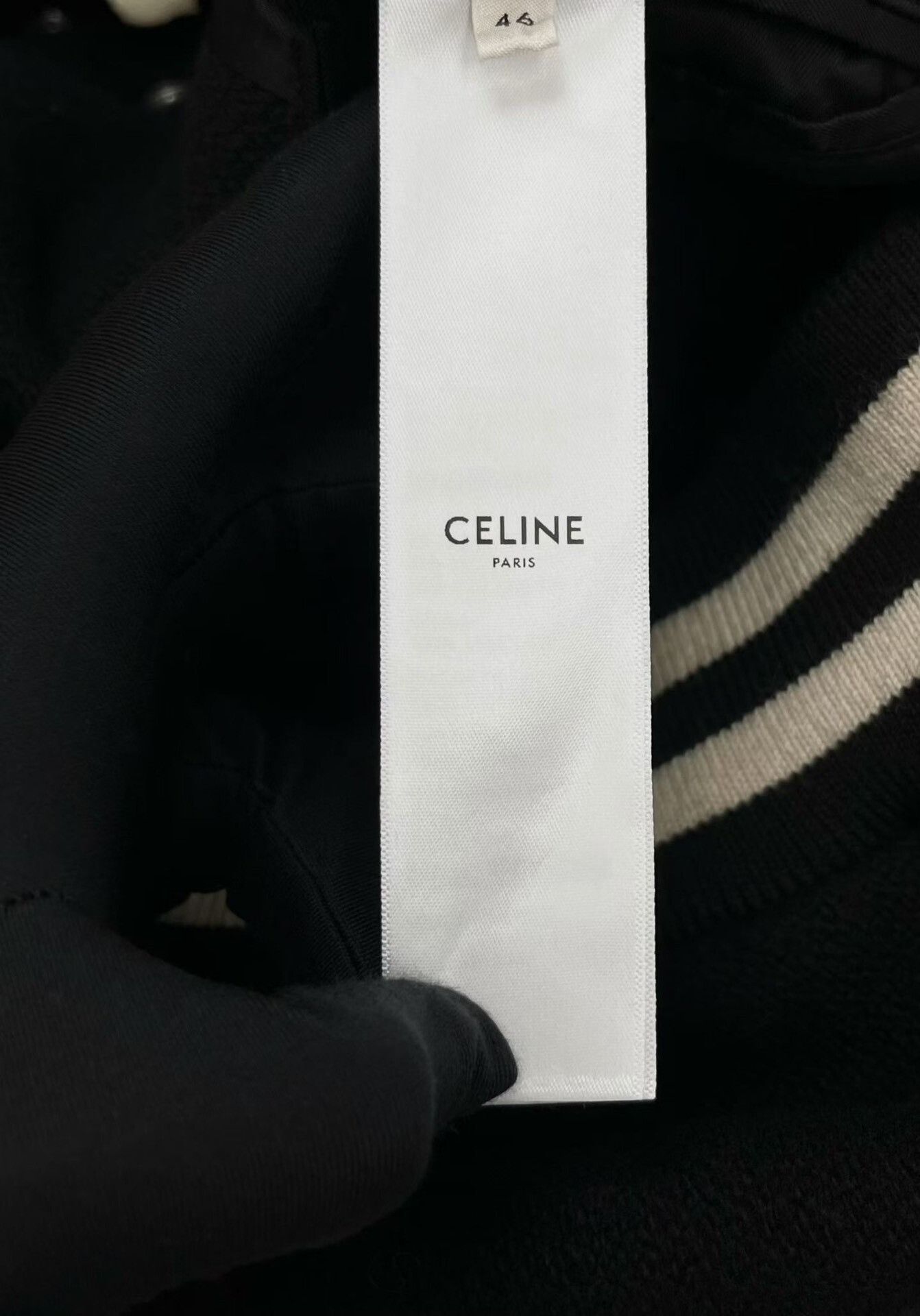 Celine Celine Logo Embroidered Baseball Jacket Size US S / EU 44-46 / 1 - 4 Thumbnail