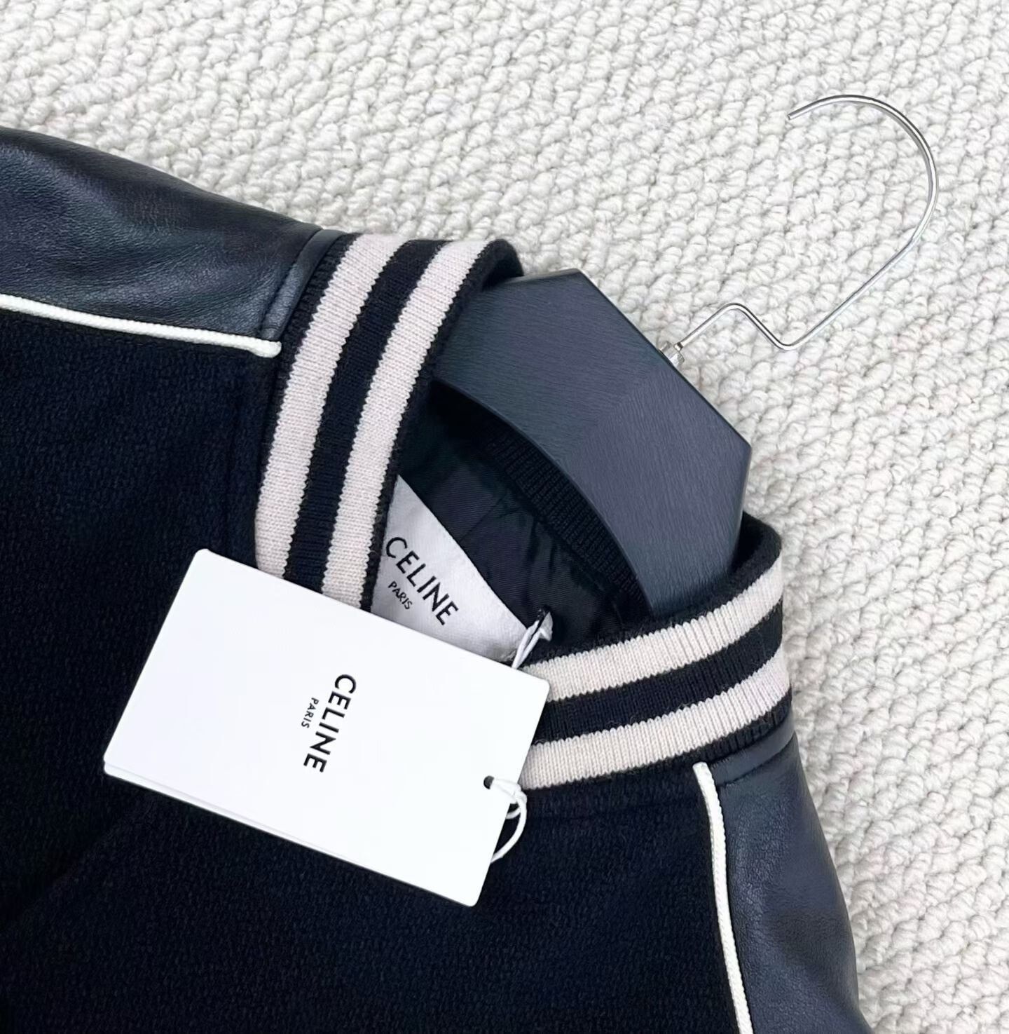 Celine Celine Logo Embroidered Baseball Jacket Size US S / EU 44-46 / 1 - 3 Thumbnail