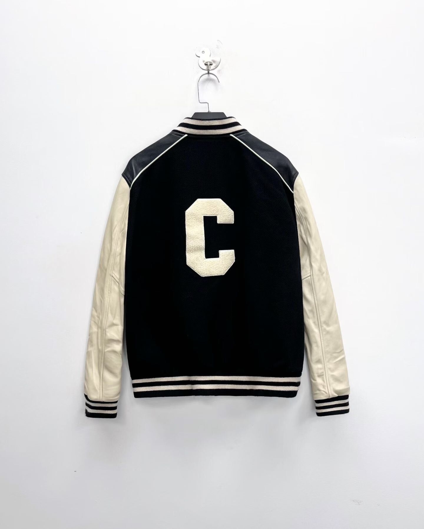 Celine Celine Logo Embroidered Baseball Jacket Size US S / EU 44-46 / 1 - 2 Thumbnail
