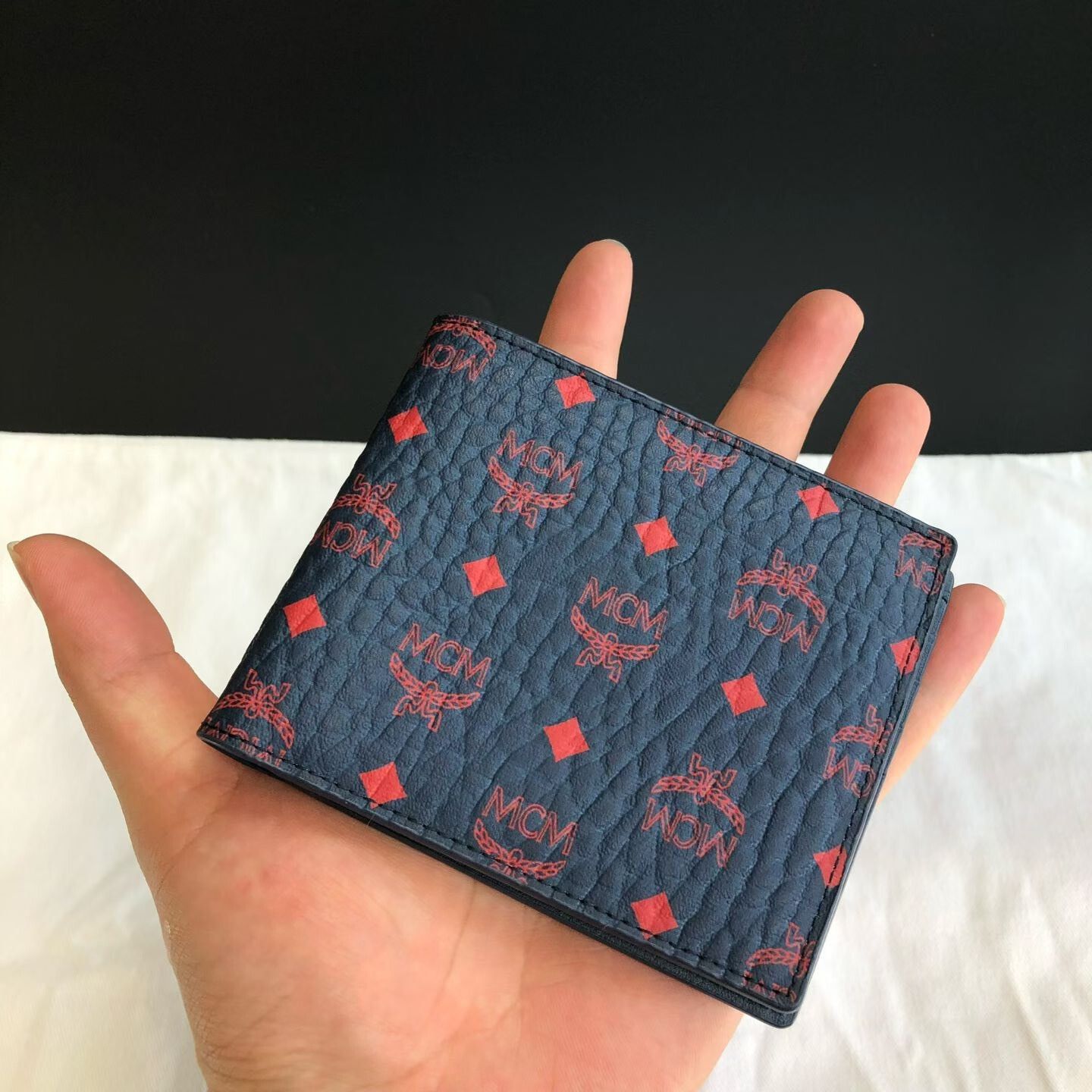 MCM MCM Colorblock Monogram Fold Wallet Size ONE SIZE - 6 Thumbnail