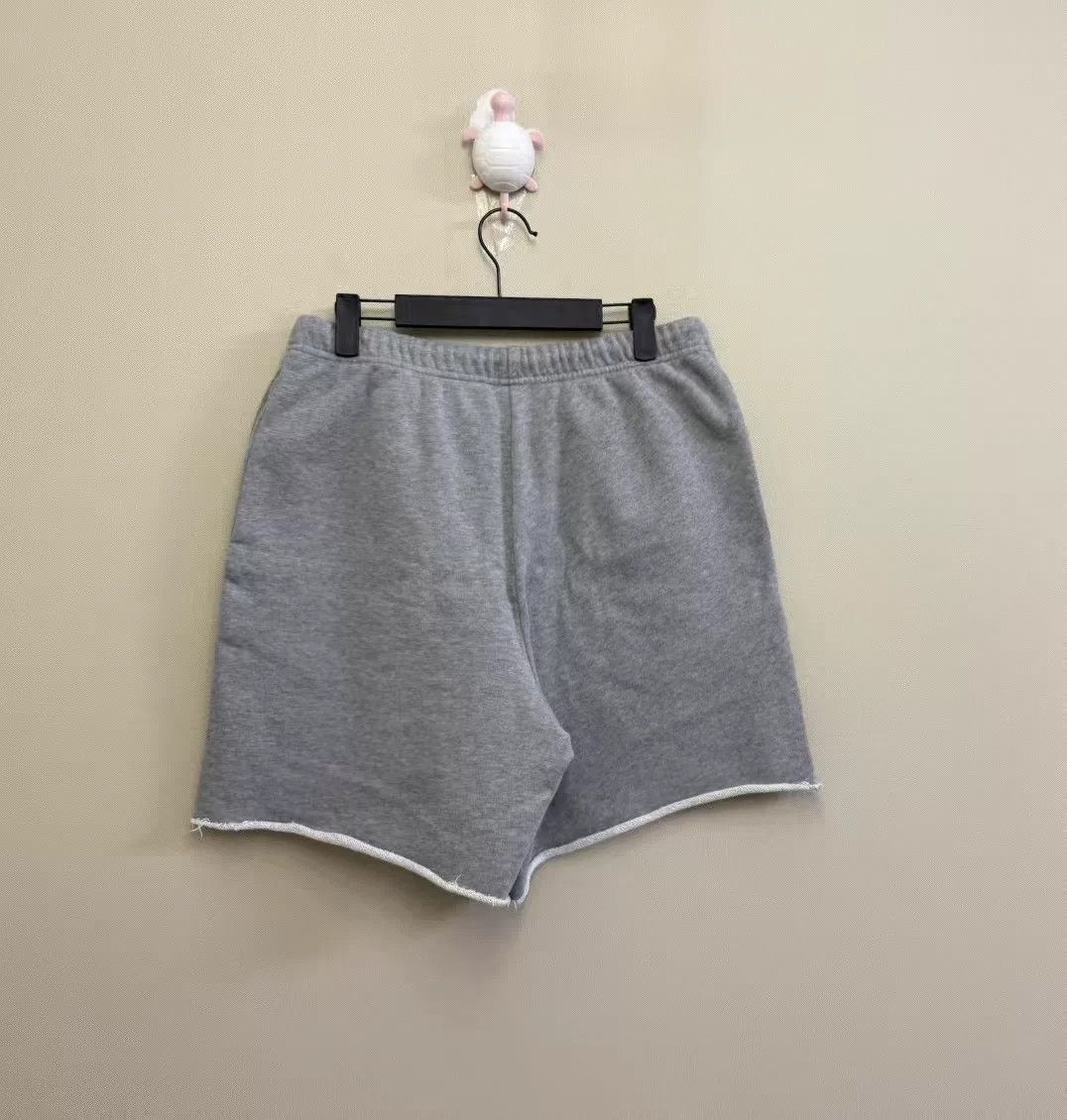 Celine CELINE Gray Embroidered Logo Shorts Size US 27 - 4 Thumbnail