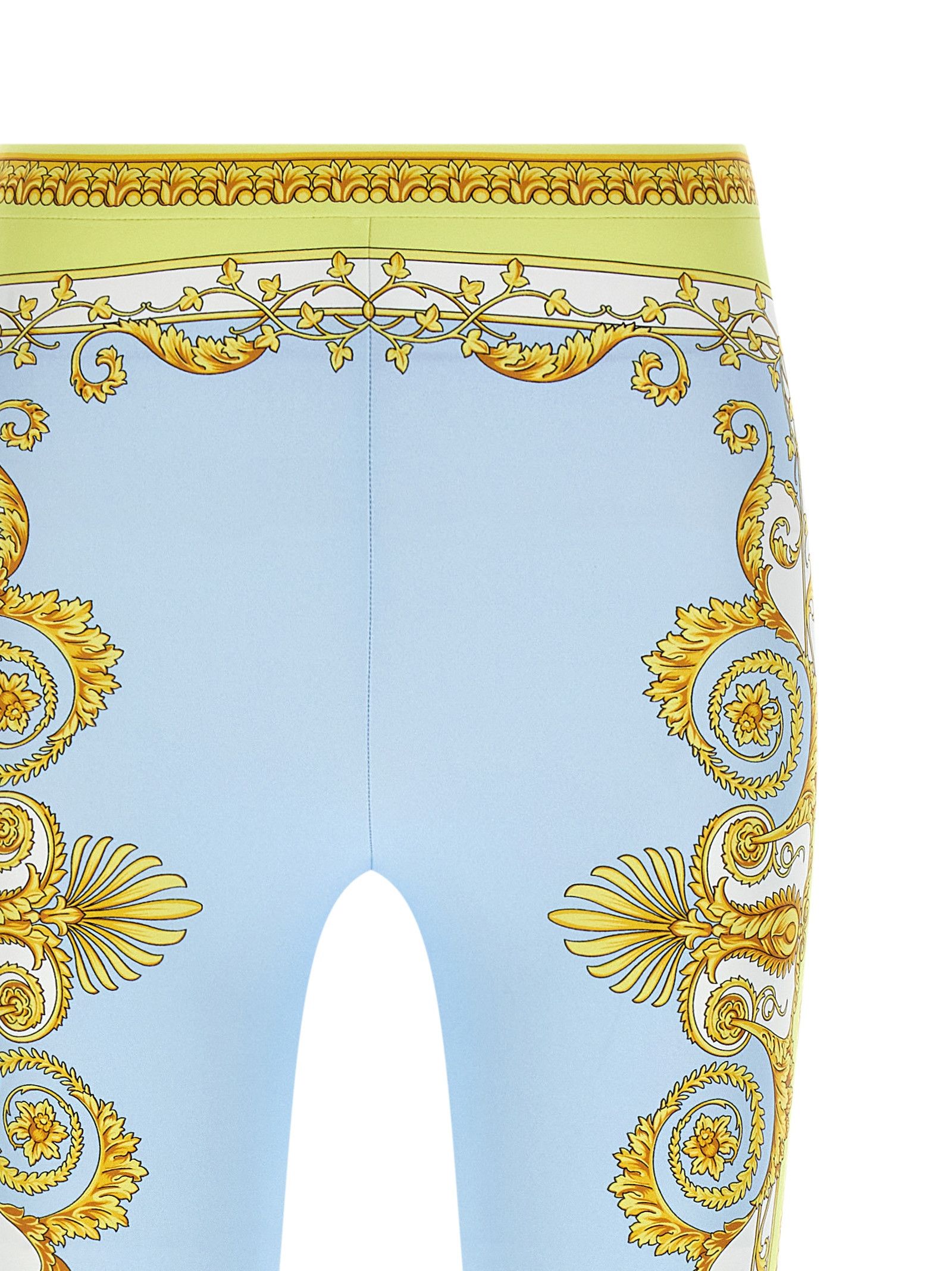 Versace 'Spring Barocco' Leggings Size 28" / US 6 / IT 42 - 4 Thumbnail