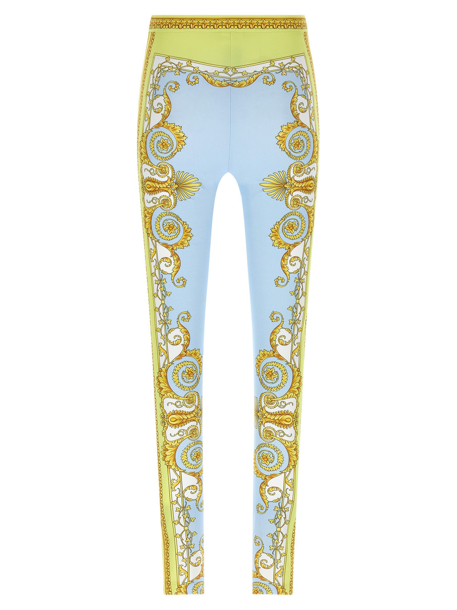 Versace 'Spring Barocco' Leggings Size 28" / US 6 / IT 42 - 2 Thumbnail