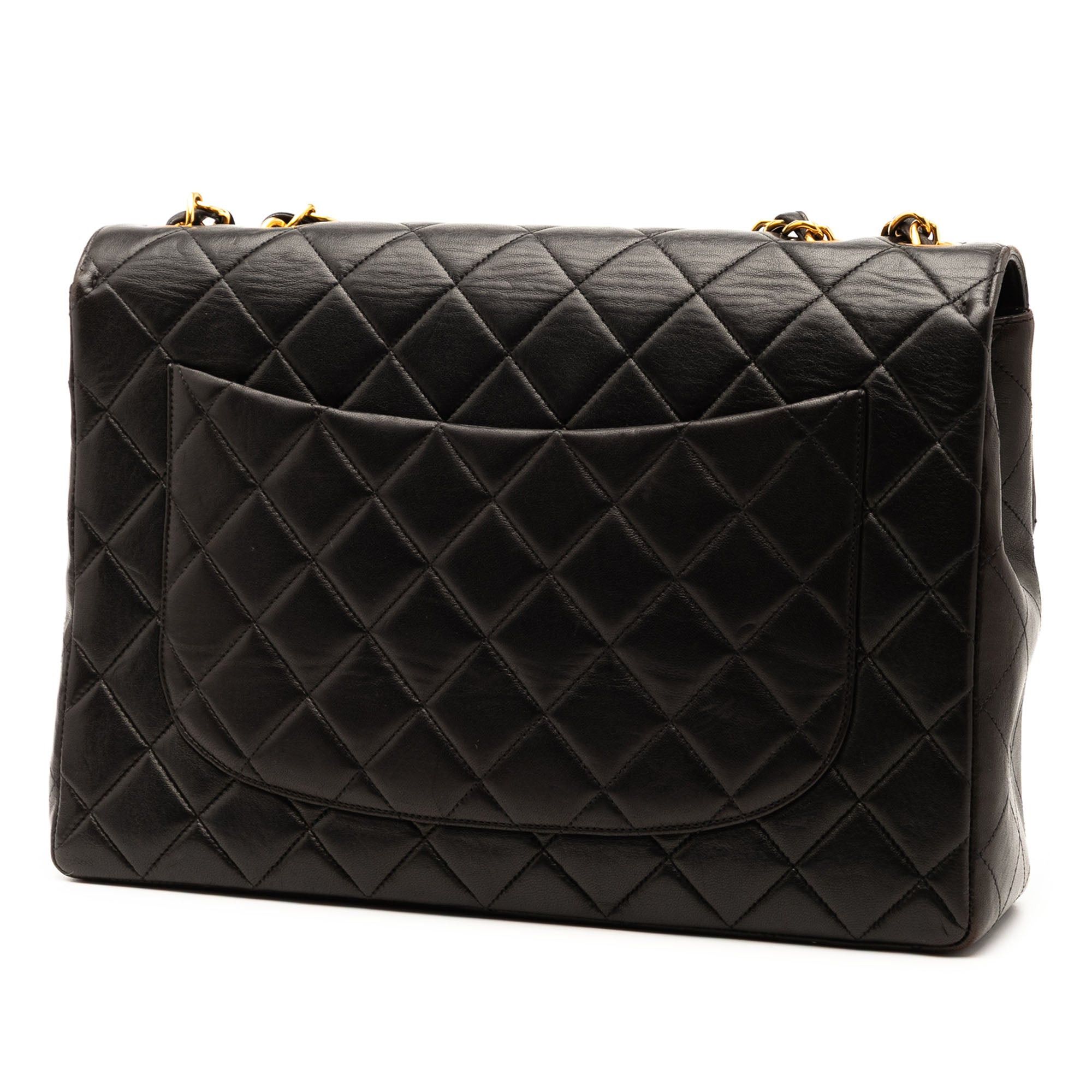 Jumbo Classic Lambskin Single Flap