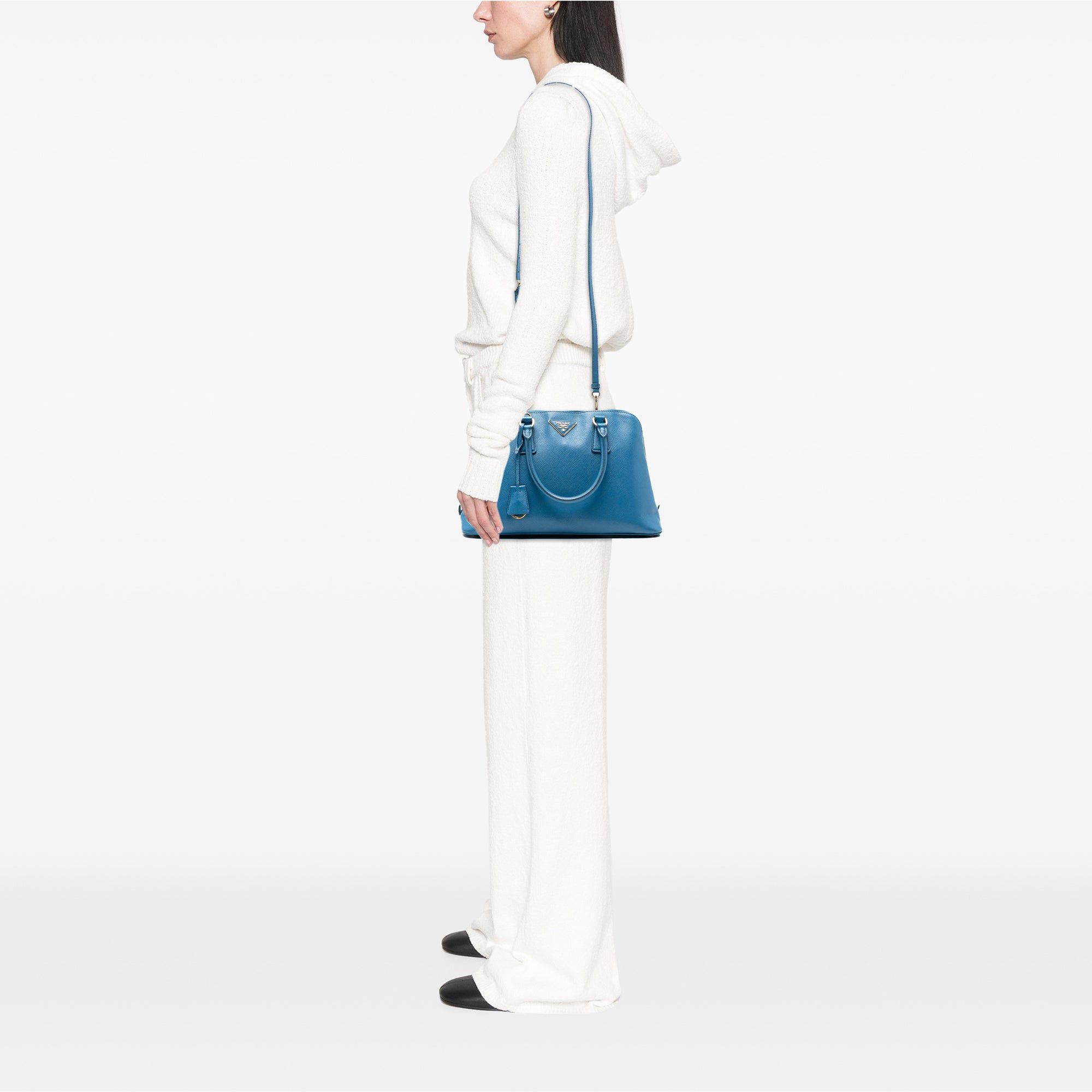 Prada Medium Saffiano Lux Promenade Satchel Size ONE SIZE - 6 Thumbnail