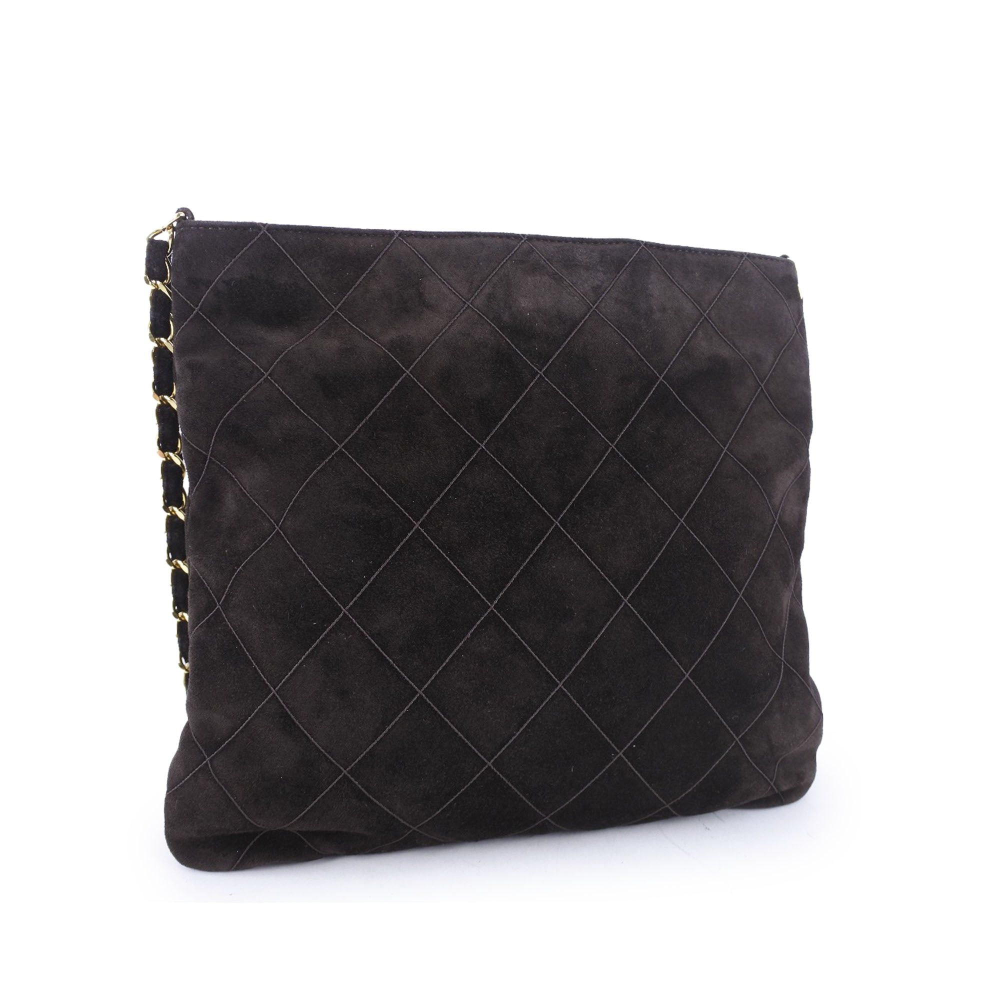 Chanel Quilted Suede Tassel Crossbody Size ONE SIZE - 3 Thumbnail