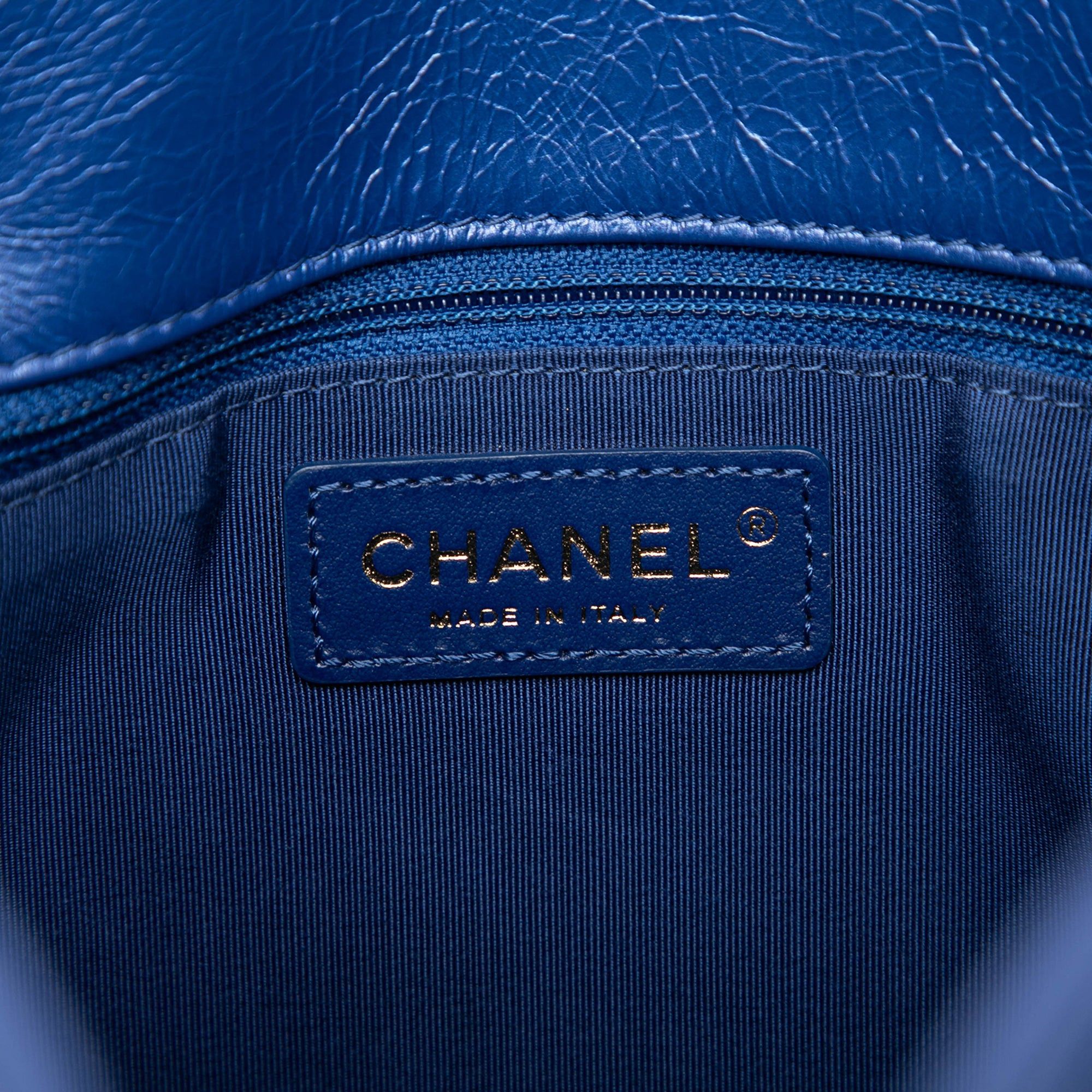 Chanel CC Calfskin Front Zip Drawstring Chain Tote Size ONE SIZE - 5 Thumbnail